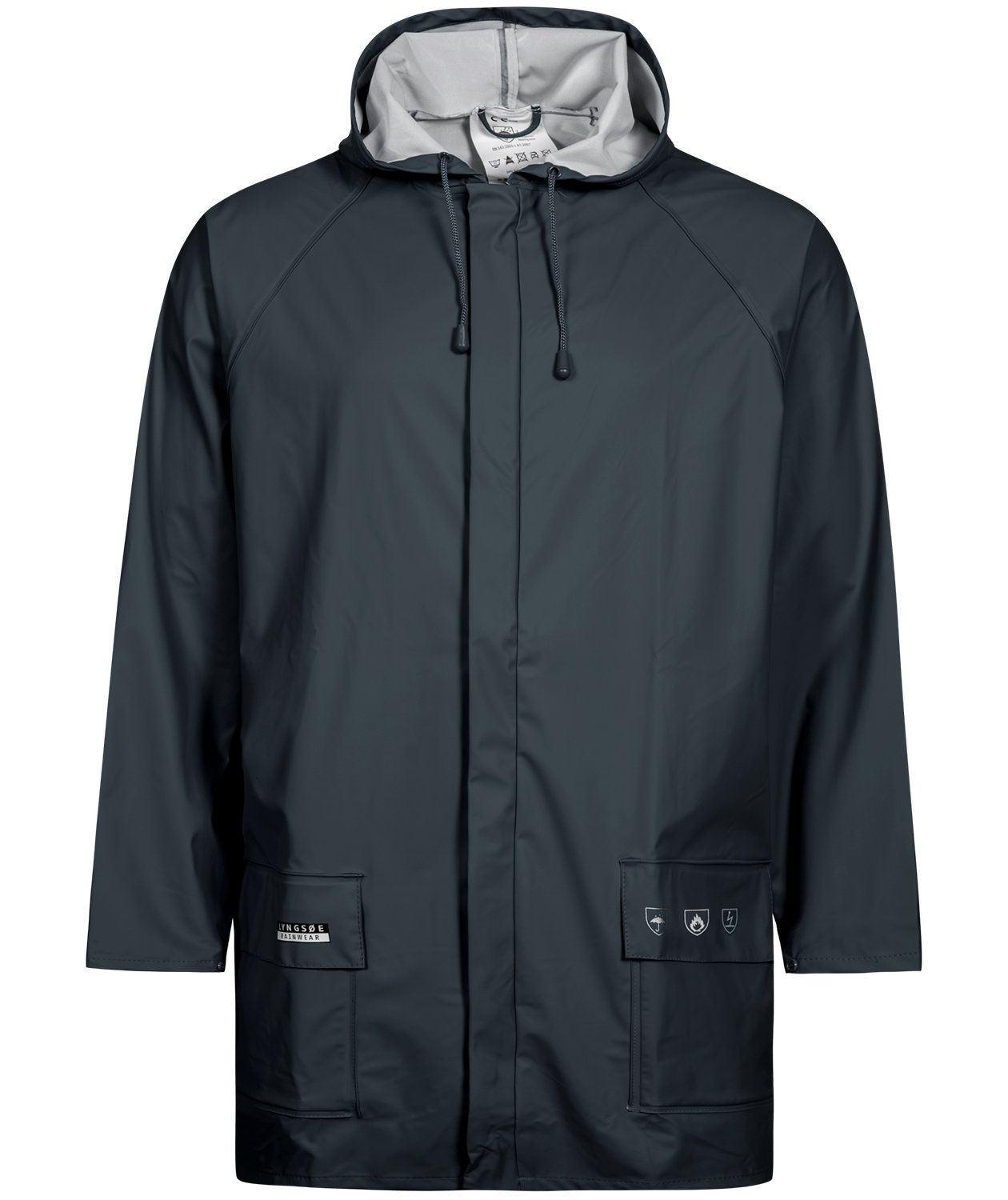 Lyngs&oslash;e Multinorm PU Regenjacke, Marine