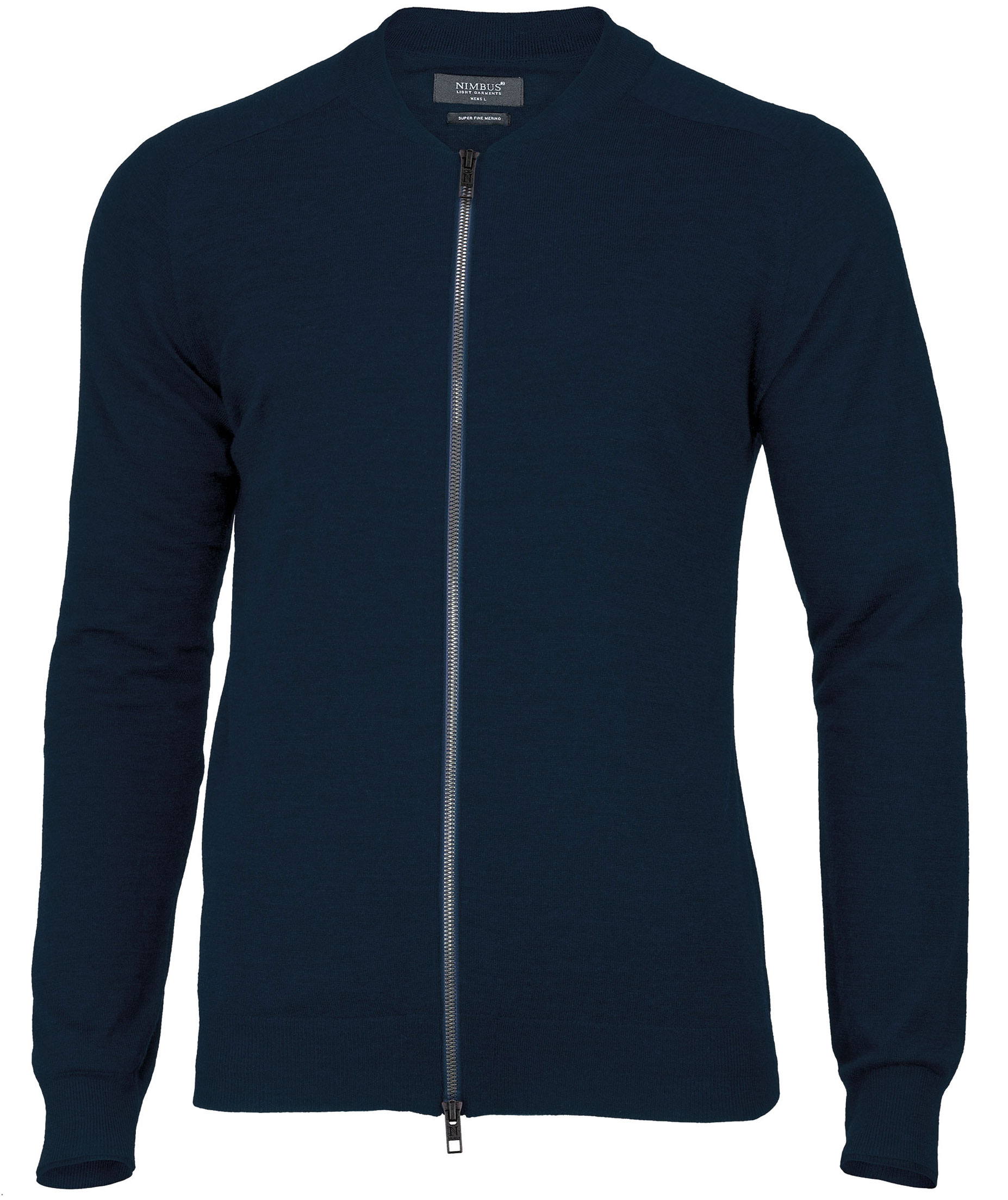 Nimbus Phoenix stickad cardigan med merinoull, Navy