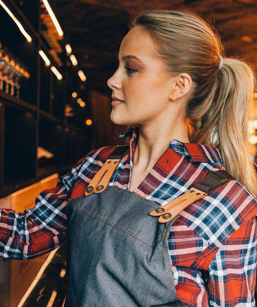 Segers 4078 Latzsch&uuml;rze mit Tasche, Dunkelblau Denim, Dunkelblau Denim, large image number 6