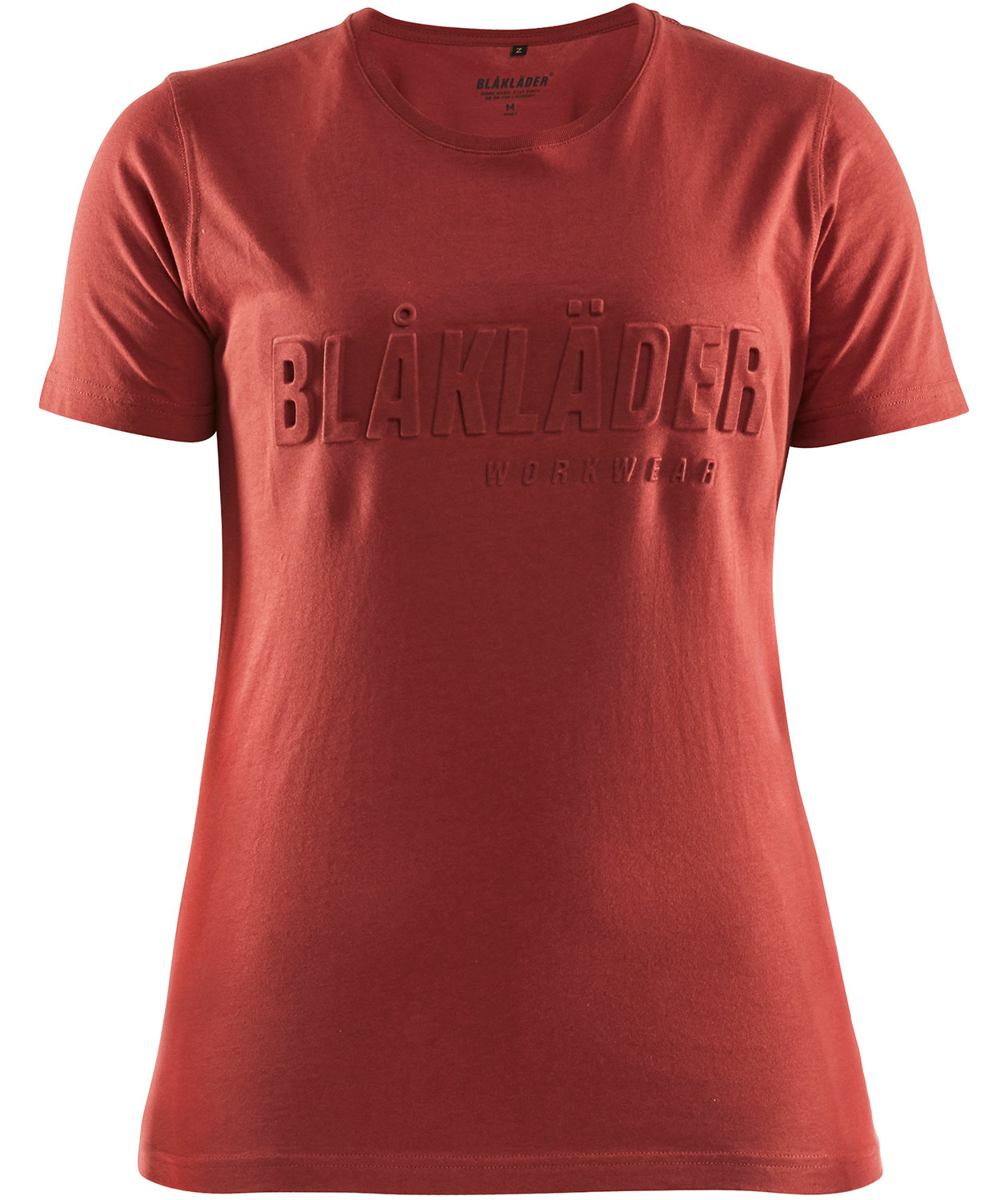 Bl&aring;kl&auml;der dame T-shirt, Br&aelig;ndt R&oslash;d