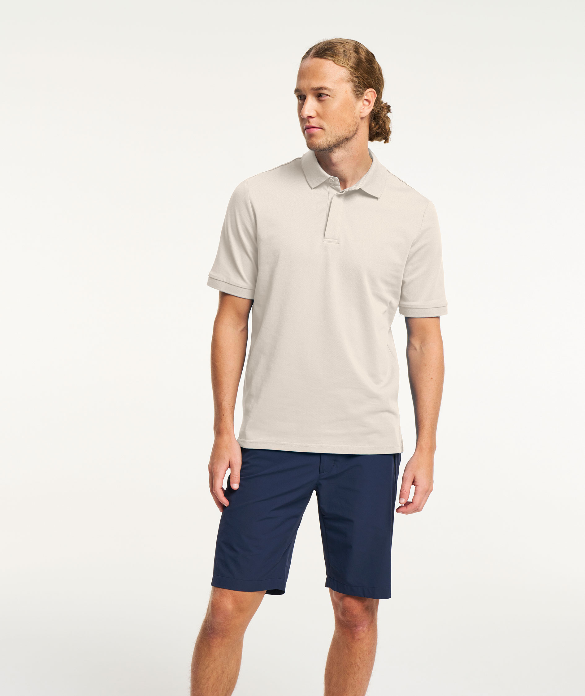 Tenson Prio polo T-shirt, Sand, large image number 1