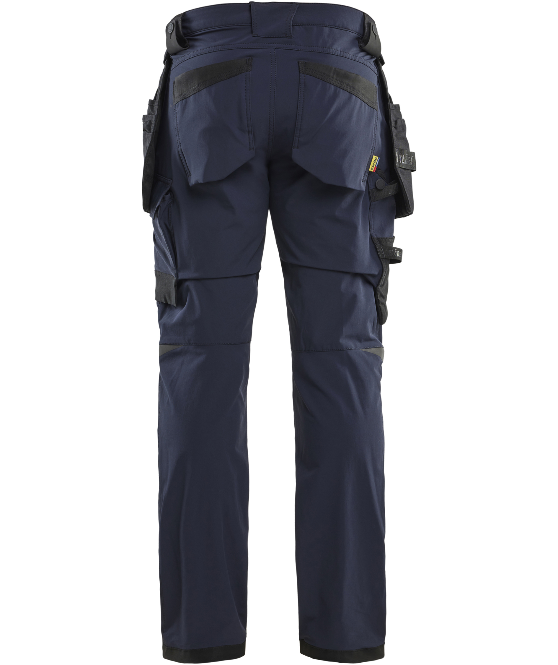 Bl&aring;kl&auml;der hantverksbyxa full stretch, Dark Marin/Svart, large image number 2