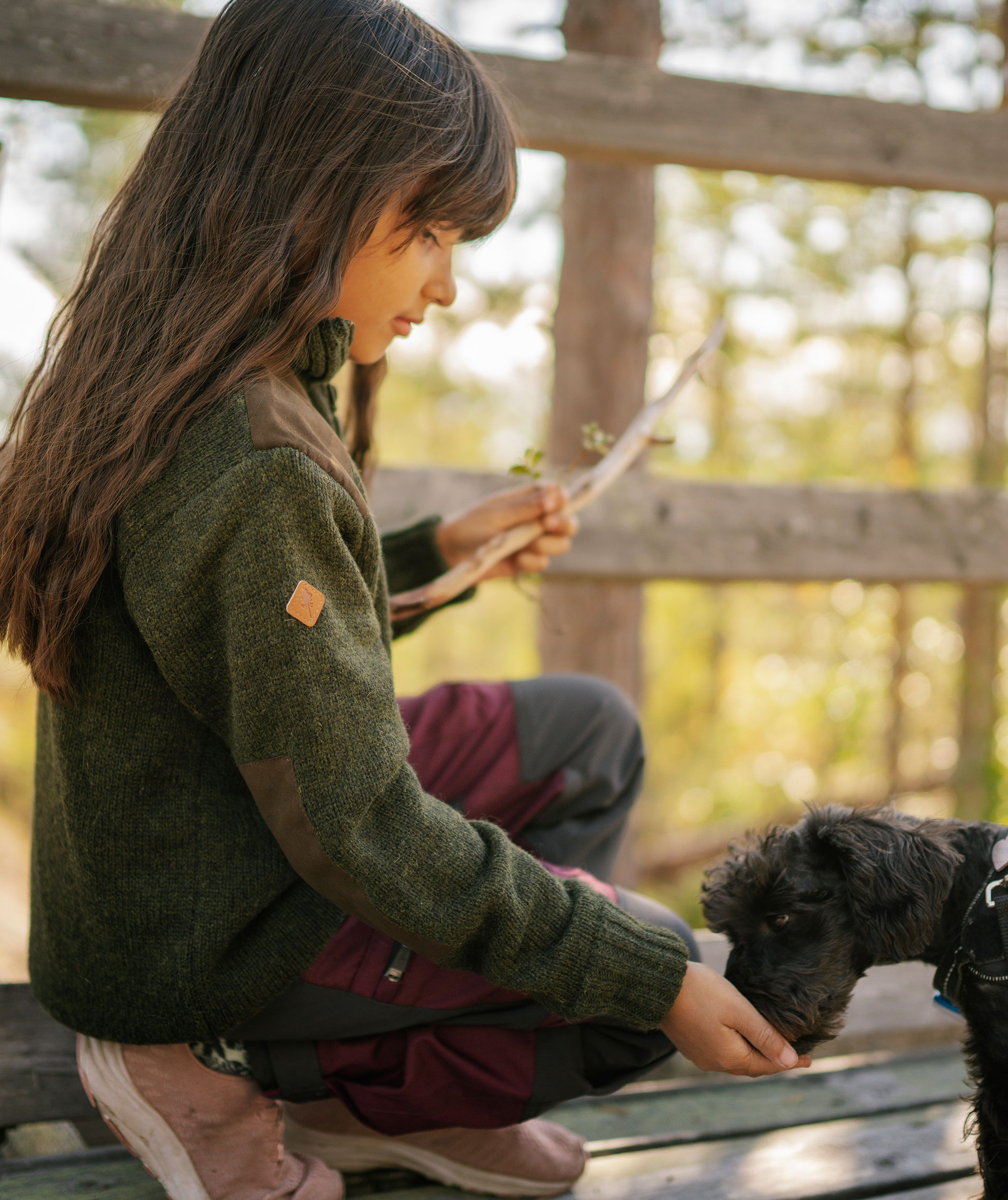 Pinewood Hurricane tr&oslash;je til b&oslash;rn, M&oslash;rkegr&oslash;n, large image number 5