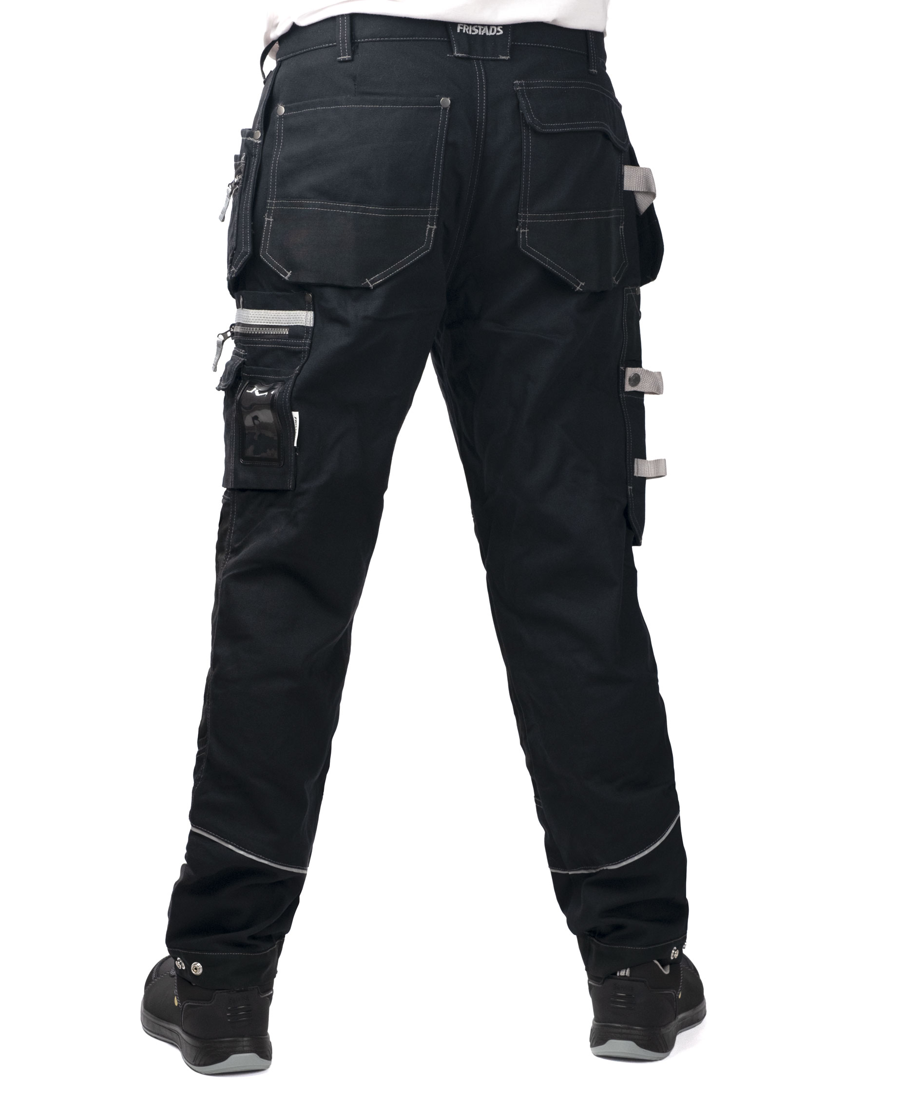 Fristads Gen Y h&aring;ndv&aelig;rkerbukser 2122, Sort, large image number 2