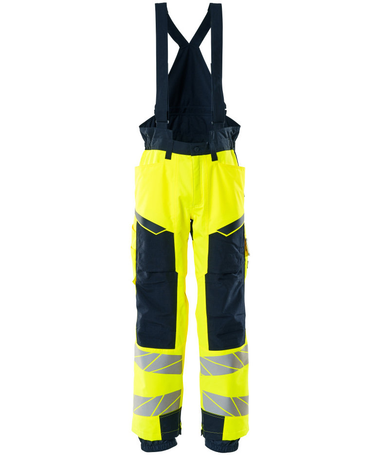 Mascot Accelerate Safe vinterbukser, Hi-Vis Gul/M&oslash;rk Marine