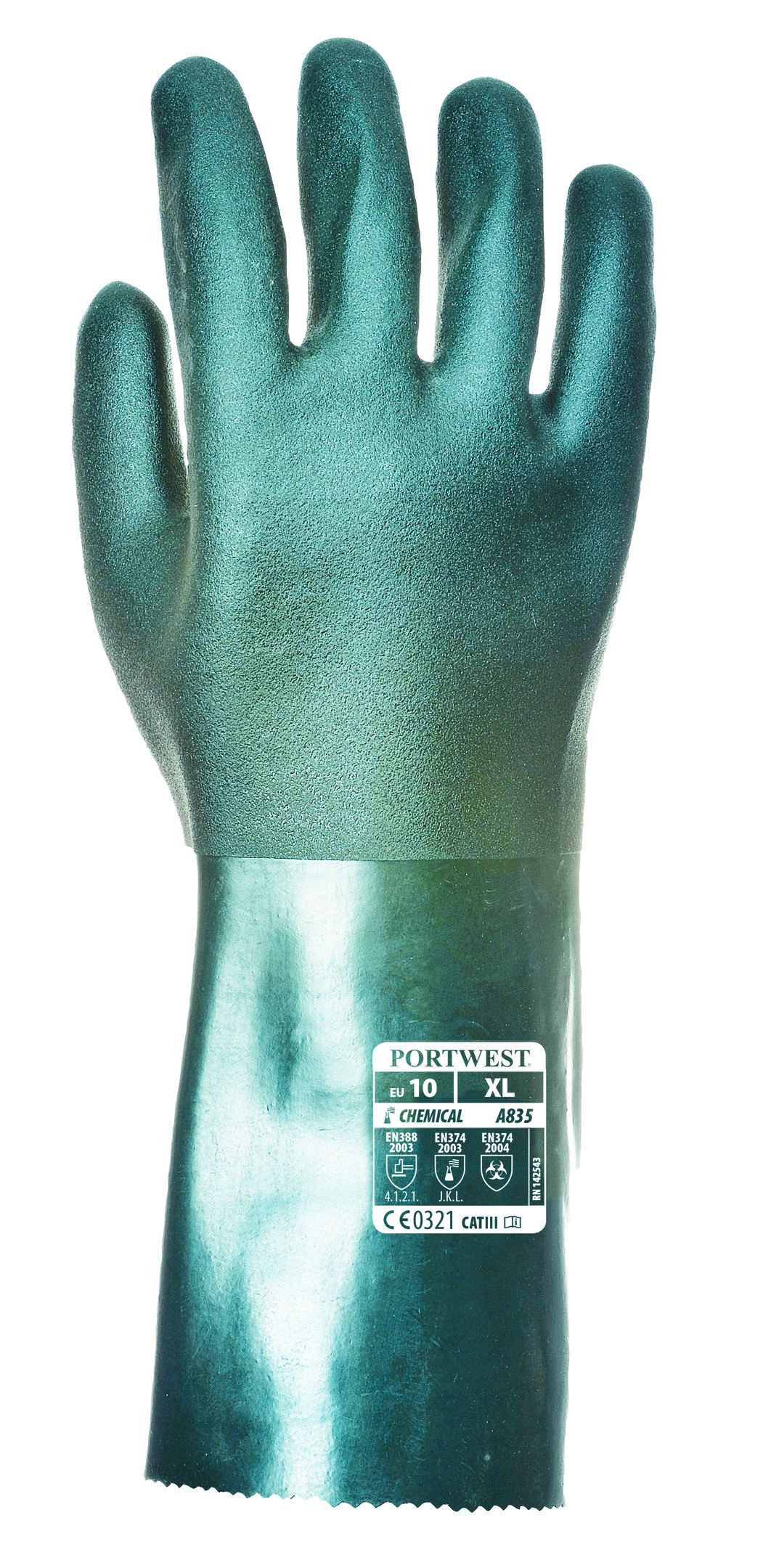 Portwest A835 PVC kemikaliehandsker