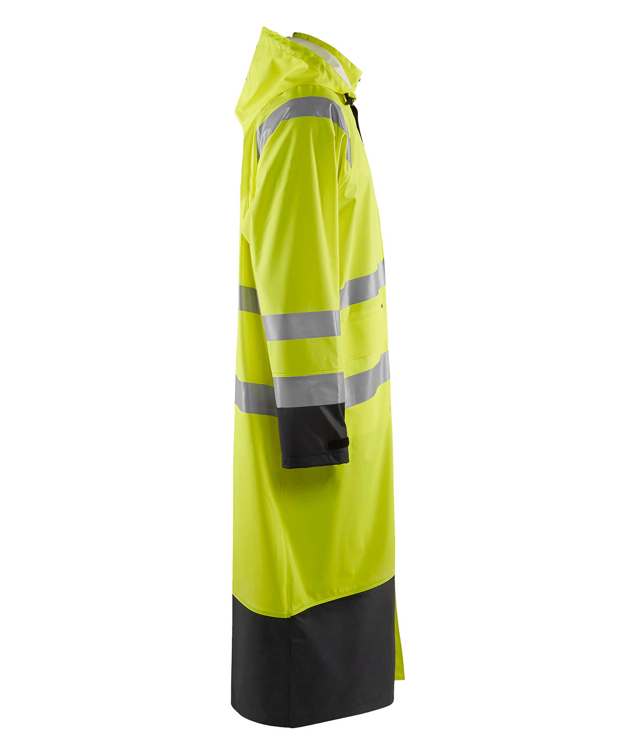 Bl&aring;kl&auml;der regnfrakk, Hi-vis Gul/Svart
