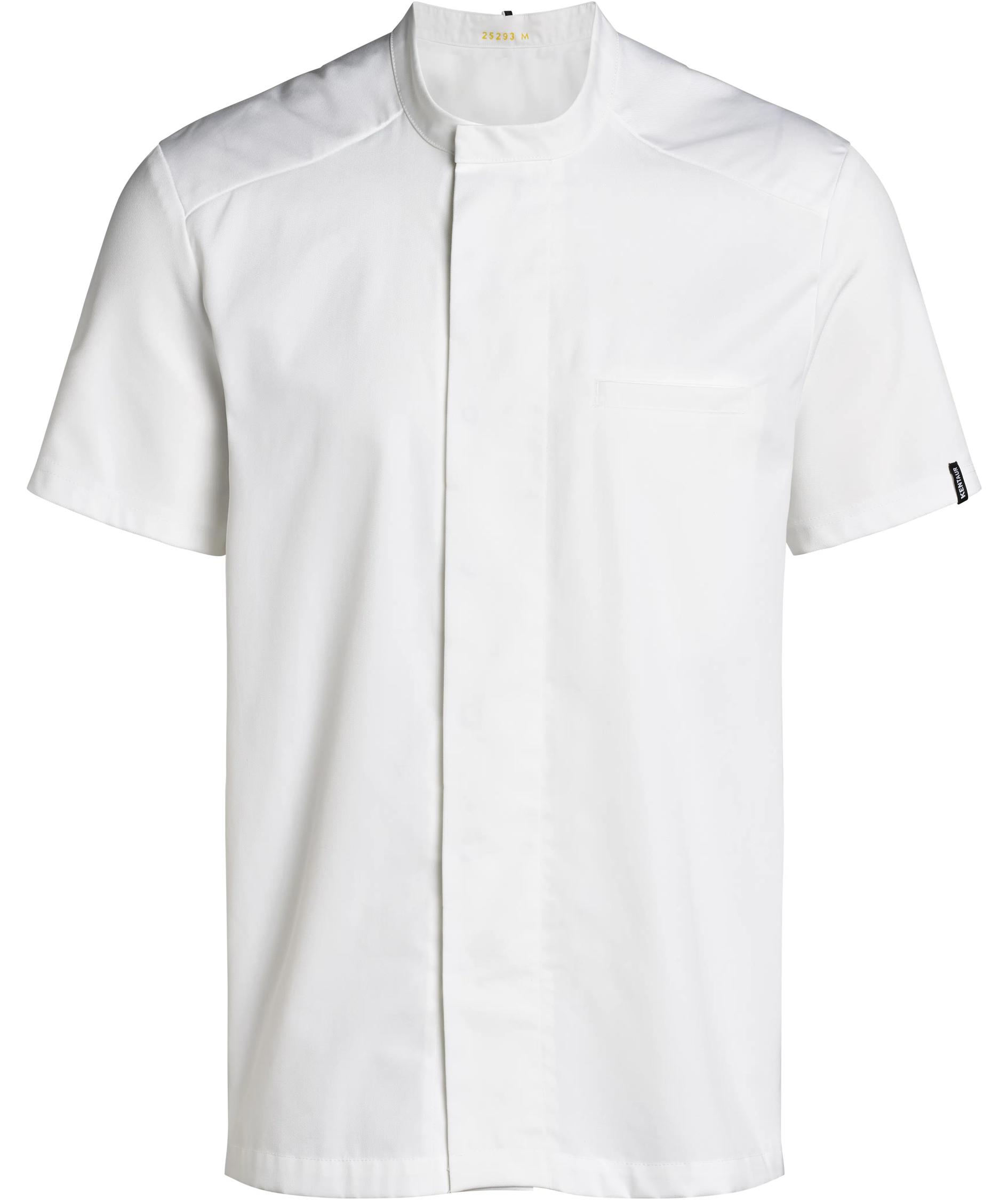 Kentaur short-sleeved pique chefs-/service shirt, White