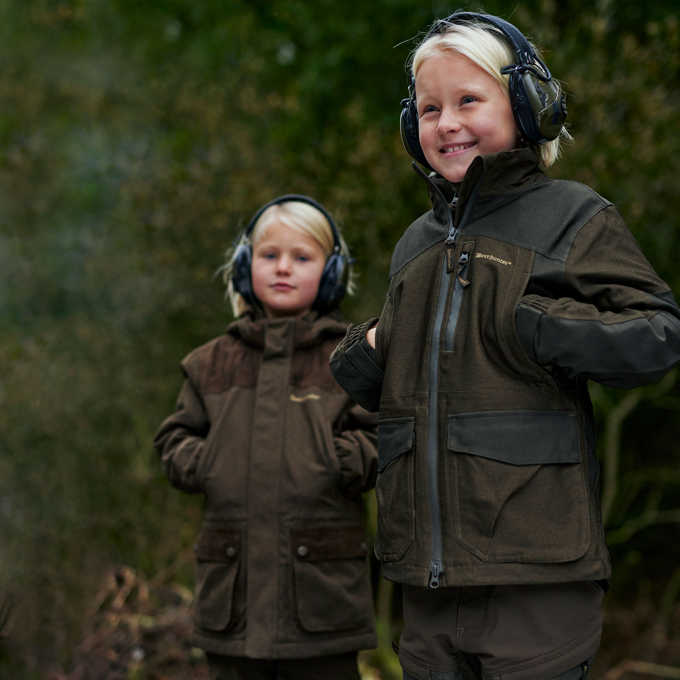 Deerhunter Eagle winter jacket for kids, Tarmac green, large image number 3