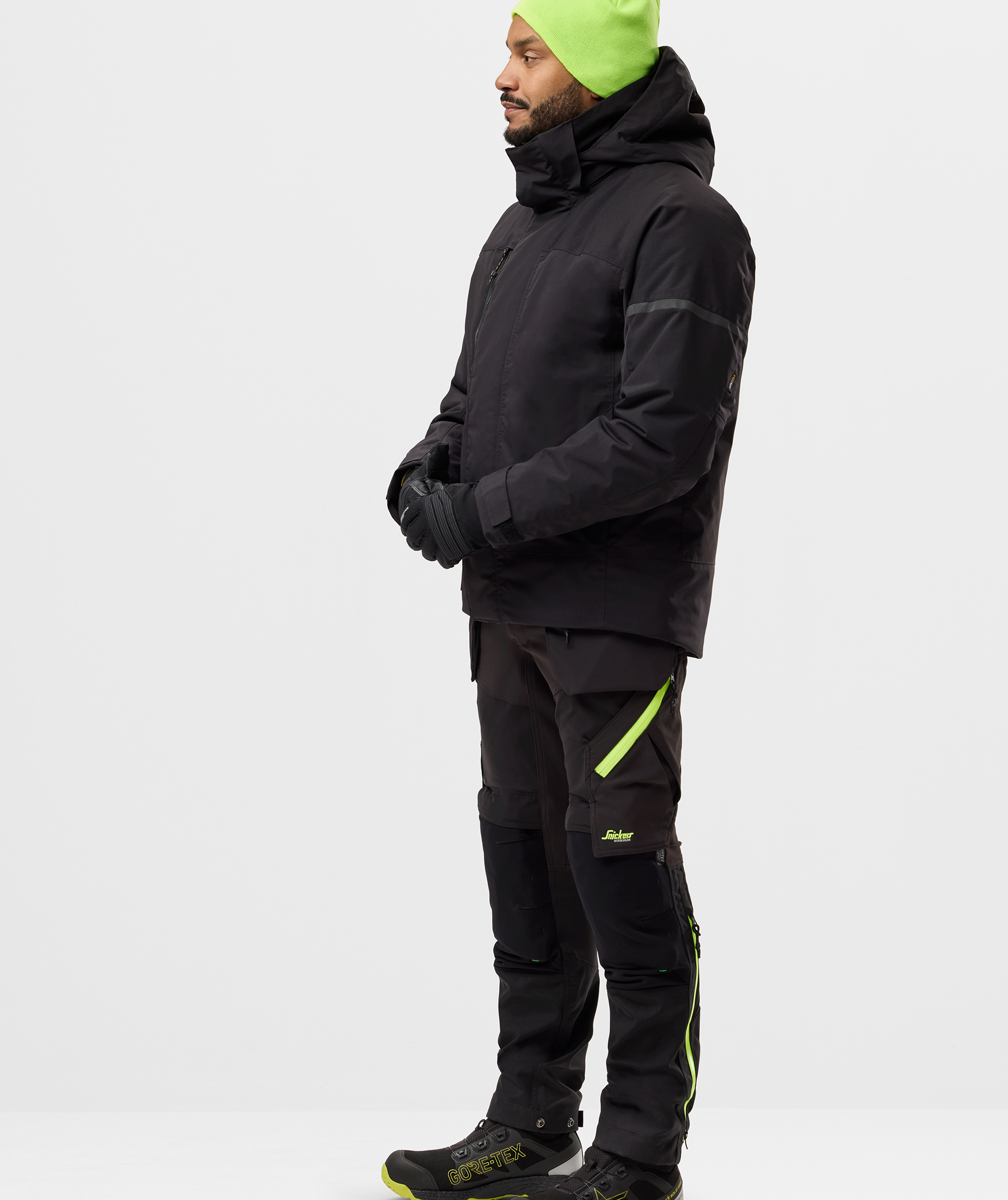 Snickers AllroundWork vinterjakke 1112, Black, large image number 6