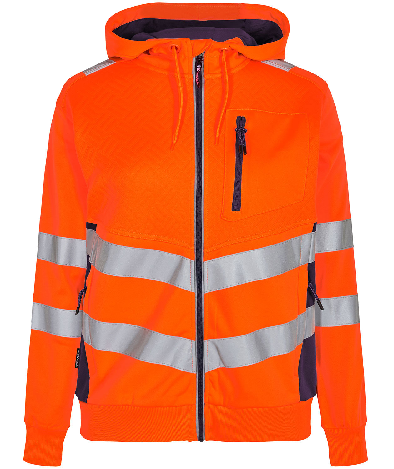 Engel Safety dame hettegenser, Orange/Blue Ink, Orange/Blue Ink, swatch