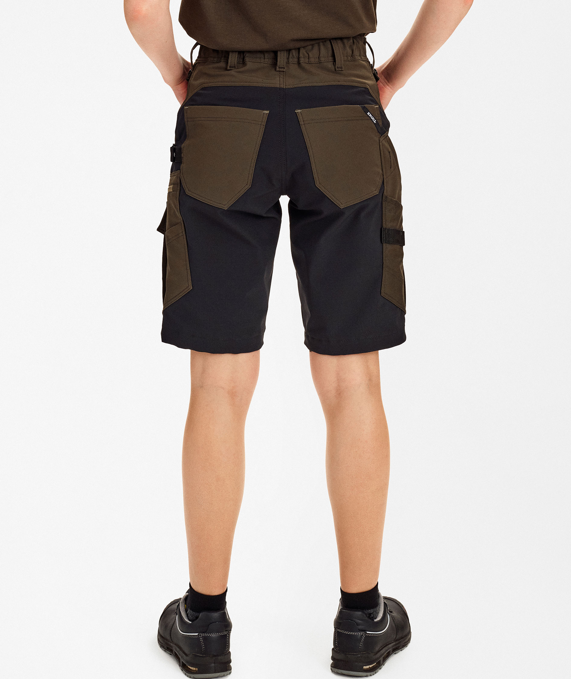 Engel Entire Damen Arbeitsshorts full stretch, Forest Green/Black, large image number 4