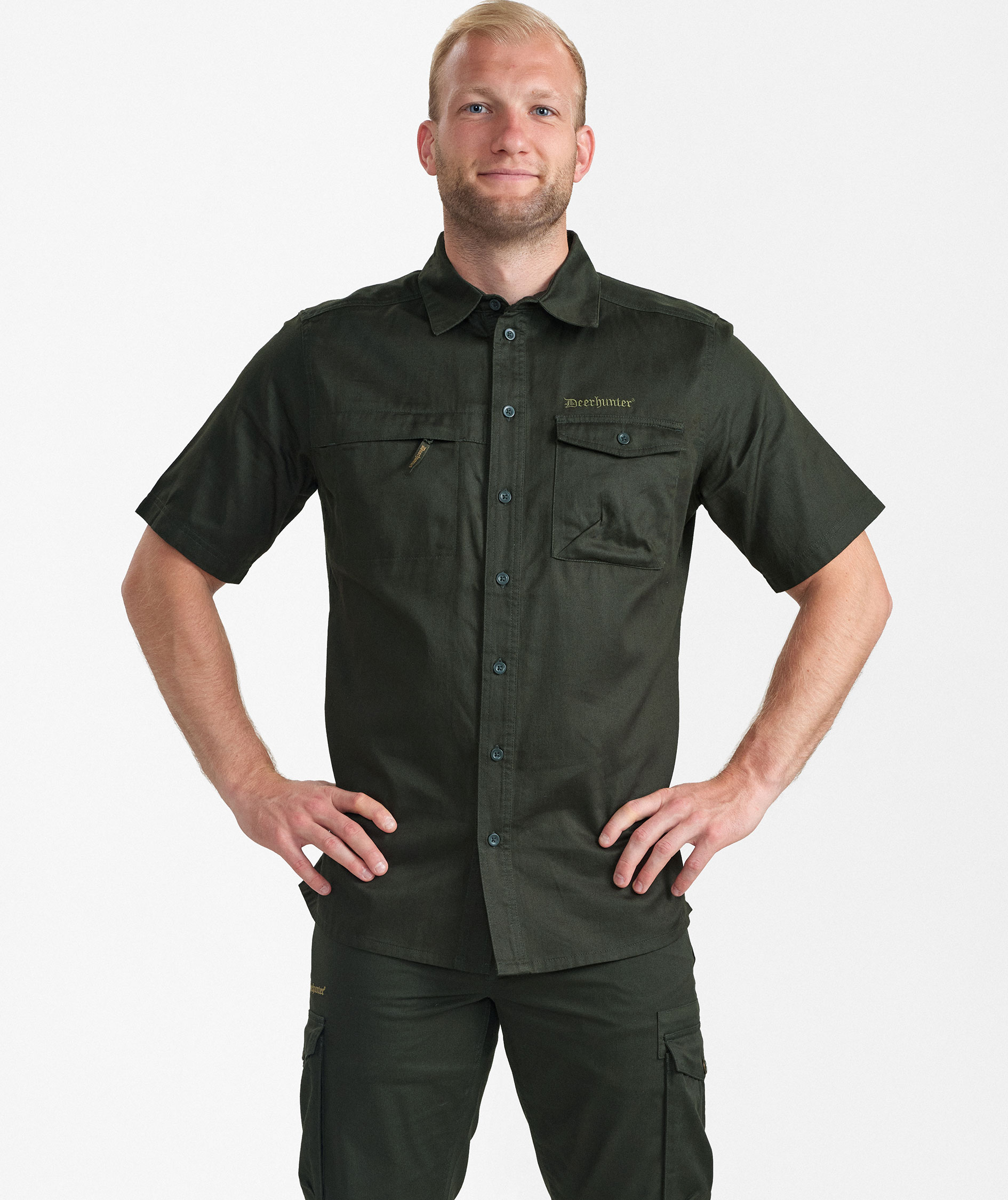 Deerhunter Atlas short-sleeved shirt, Timber, large image number 3