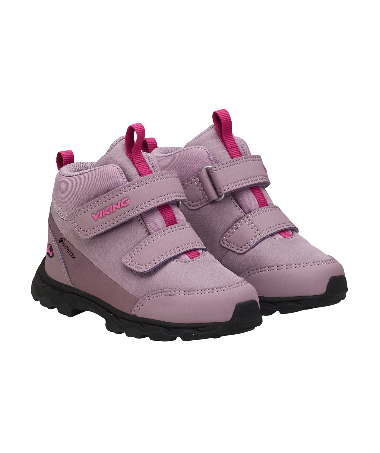 Viking Ask Mid F GTX st&ouml;vlar till barn, Dusty Pink/Magenta, large image number 2