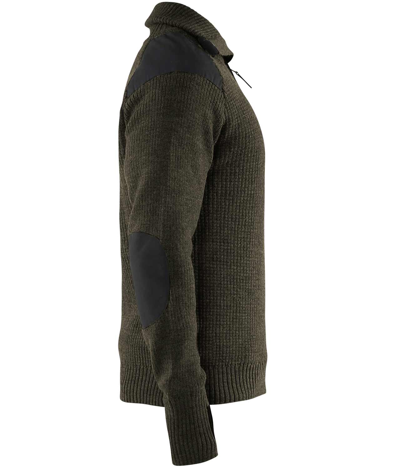 Bl&aring;kl&auml;der wool sweater, Dark Olive Green/Dark Grey, large image number 3