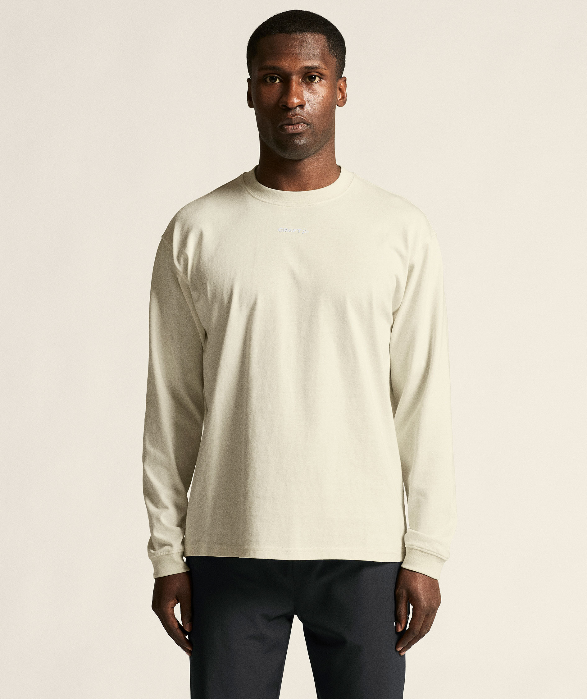 Craft Frequent Heavy l&aring;ng&auml;rmad T-shirt, Tofu