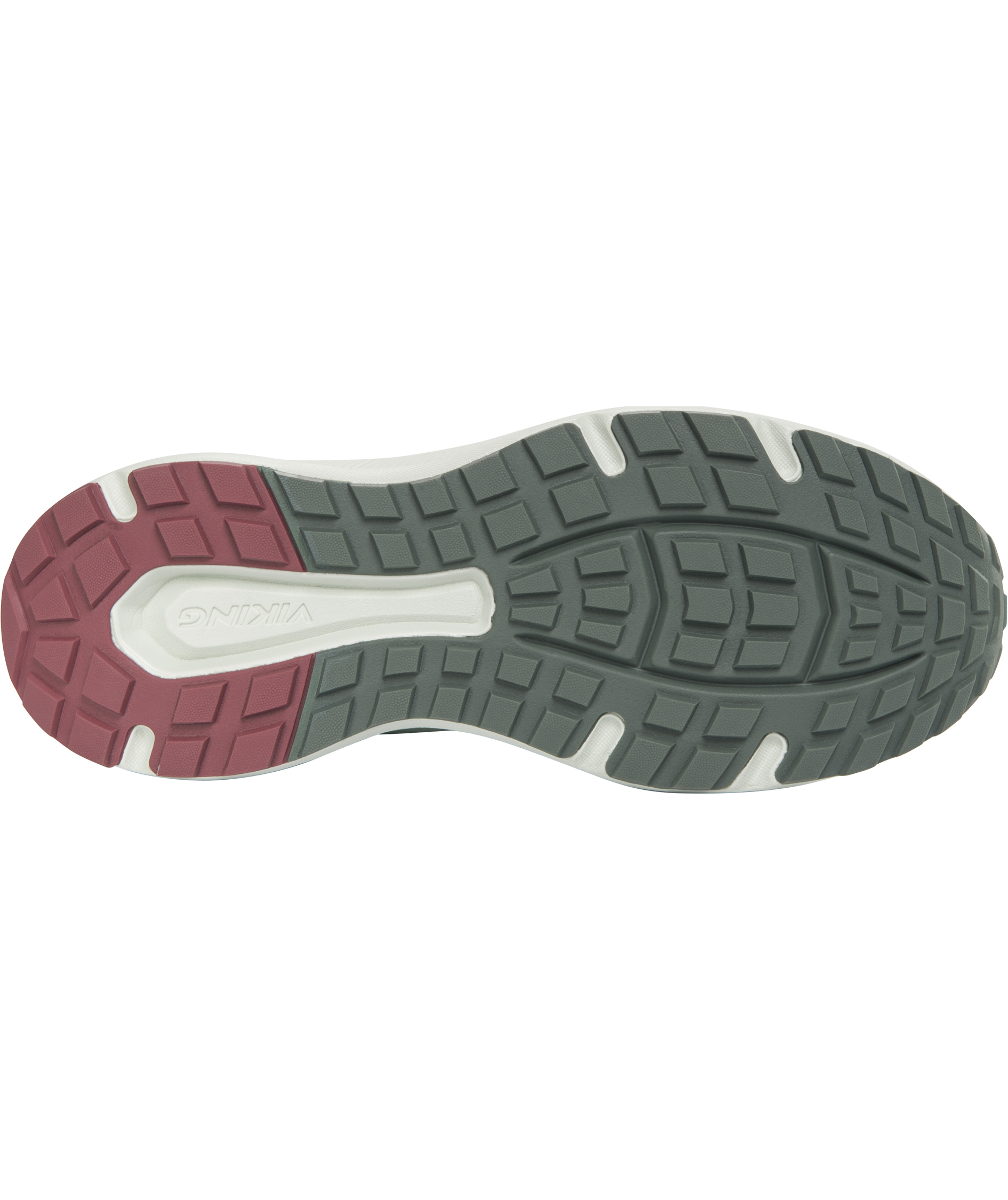 Viking Motion Low women's sneakers, Green/old rose, large image number 3