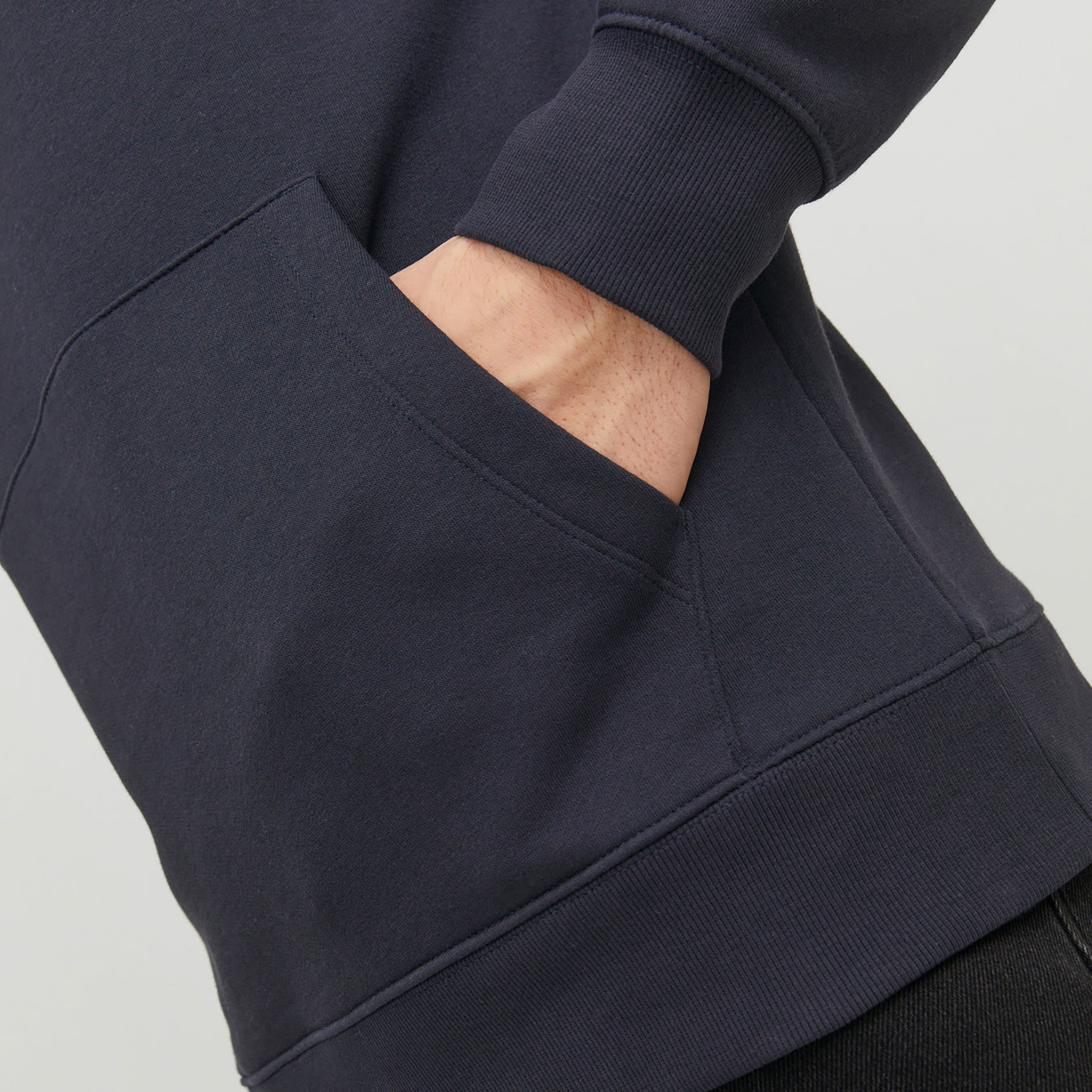 Jack & Jones JJESTAR Hoodie, Dark navy, large image number 4