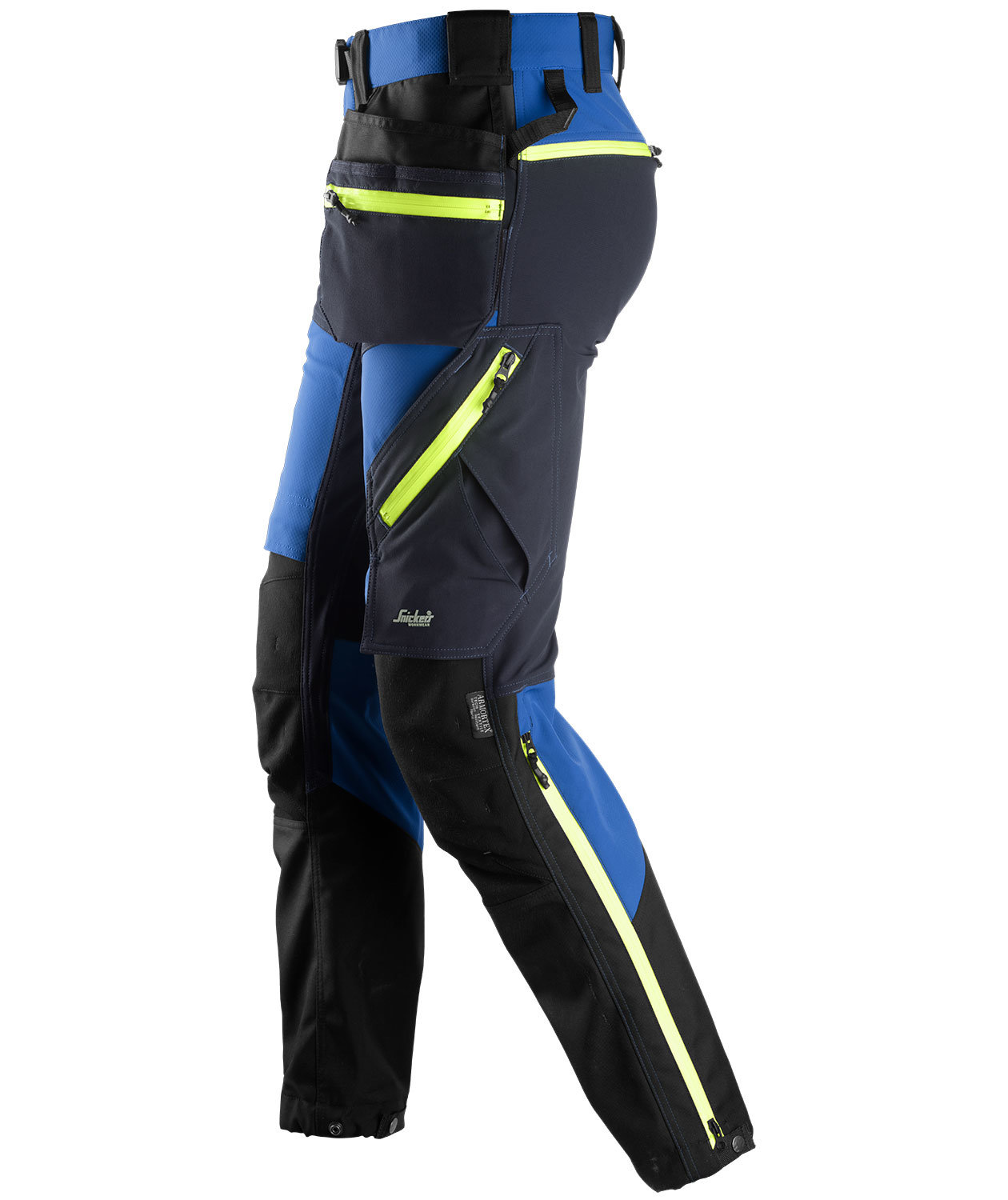 Snickers FlexiWork h&aring;ndverkerbukse 6940 full stretch, True Blue/Marine, large image number 3