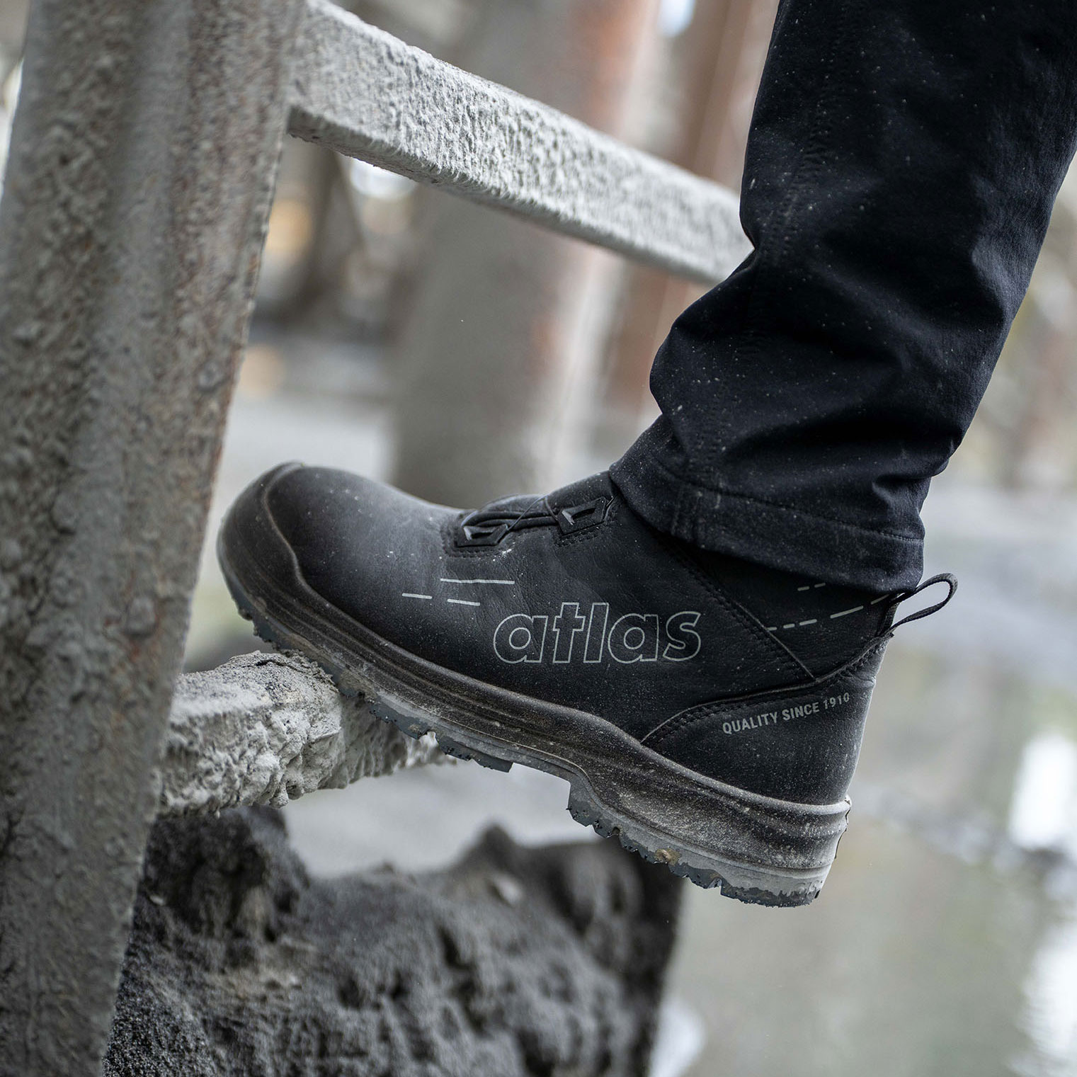 Atlas Max 550 Pro safety boots S3S, Black, large image number 2