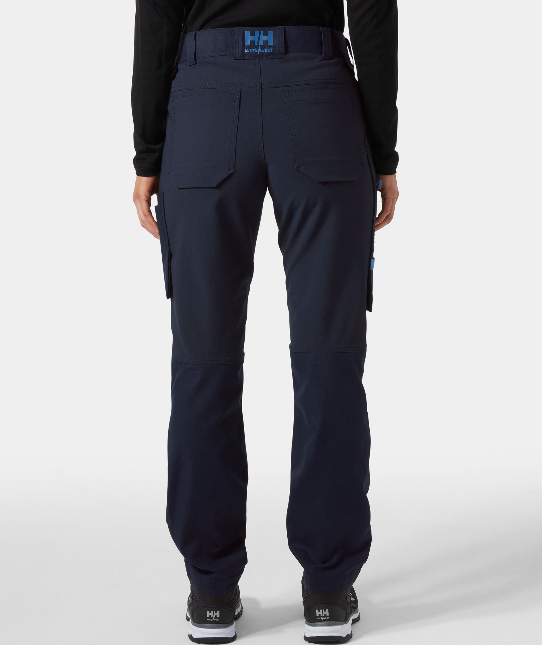 Helly Hansen Oxford 4X Connect&trade; women's work trousers full stretch, Navy/Ebony, large image number 3