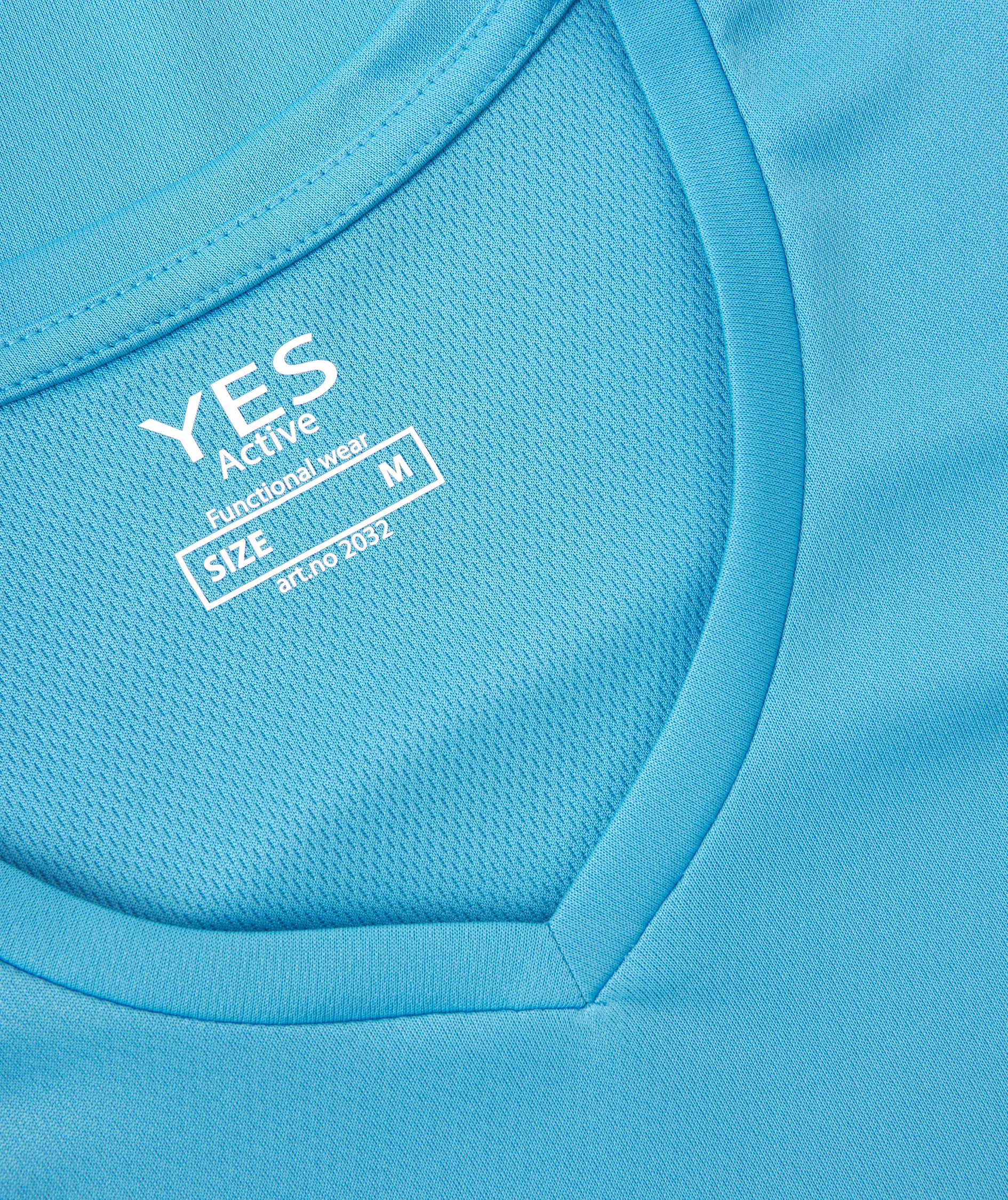 ID Yes Active Damen T-Shirt, Cyan, large image number 4