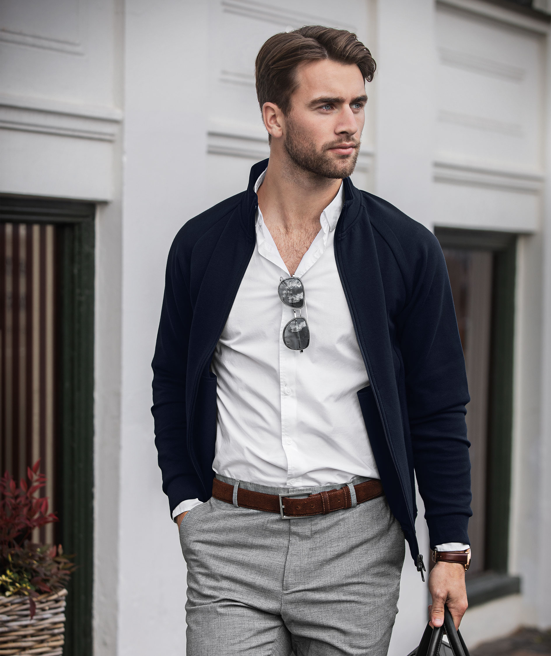 Nimbus Eaton cardigan, Navy, large image number 1