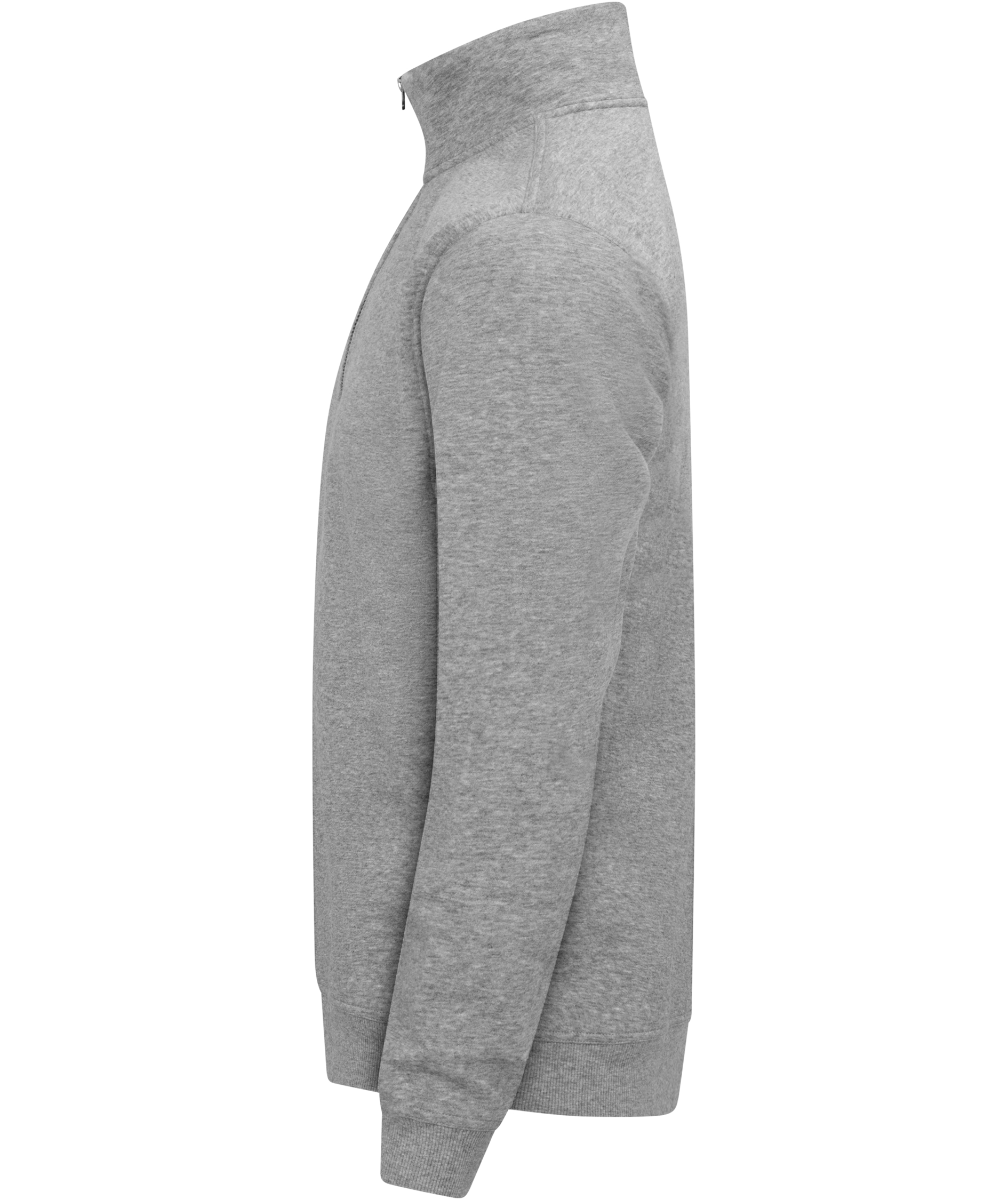 Clique Miami half zip, Grey melange, large image number 3