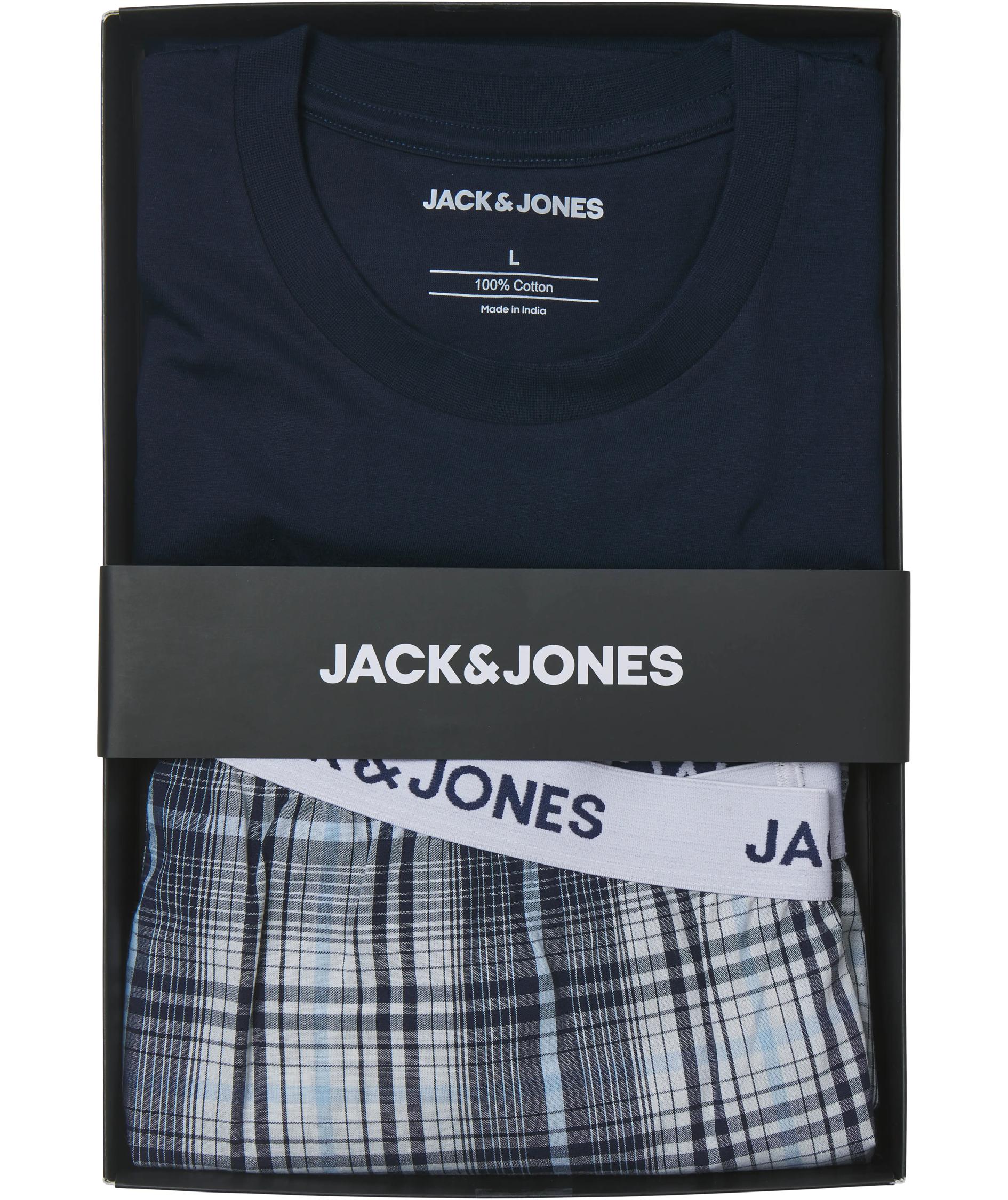 Jack & Jones JACLUCA natt&oslash;ysett i gaveeske, Sky Captain