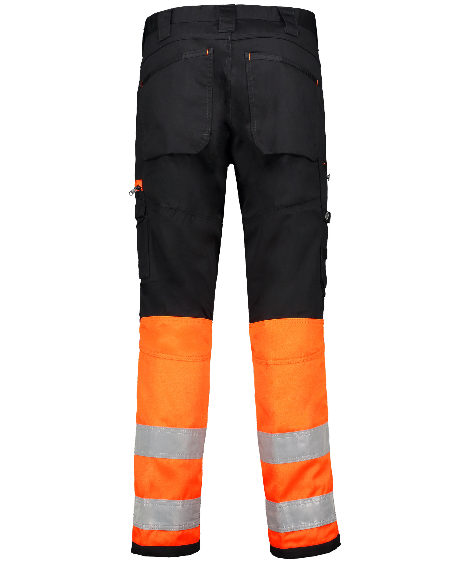 Vidar V5005 Arbeitshose, Schwarz/Hi-vis Orange