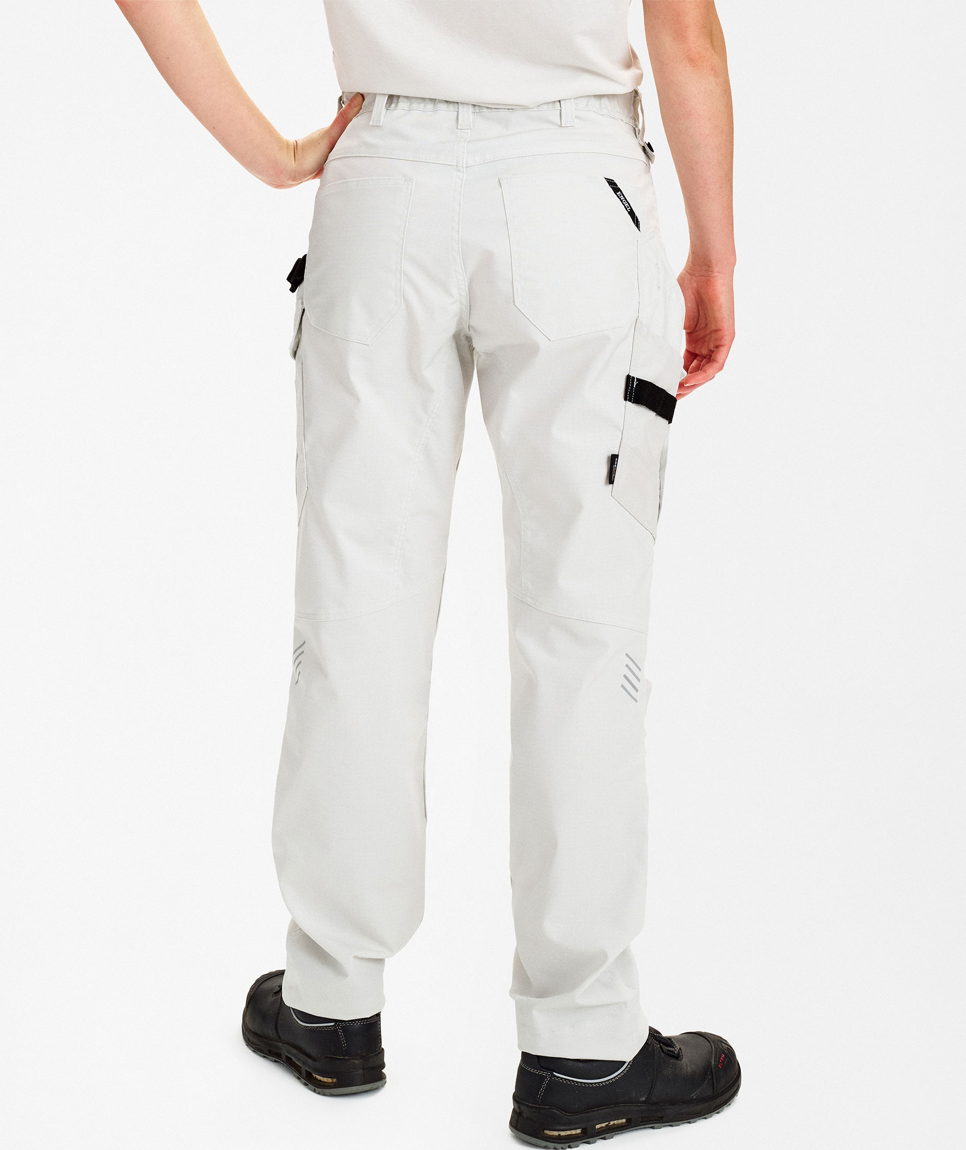 Engel Entire dame arbeidsbukse, Bone White, large image number 3