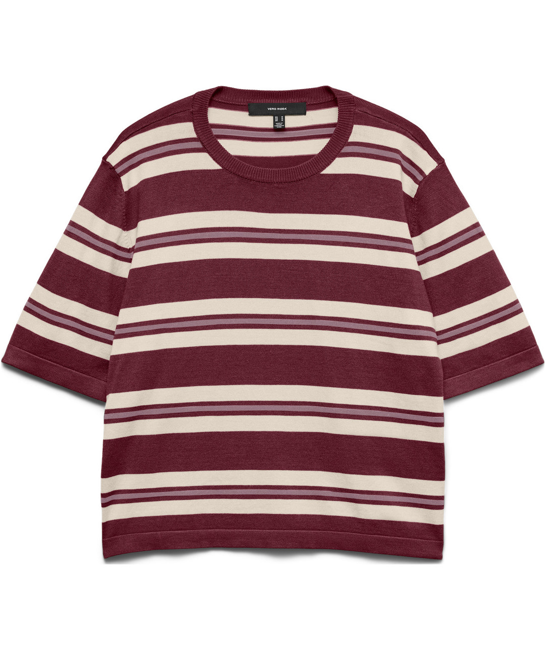 Vero Moda VMSILJE Damen Kurzarm Strickpullover