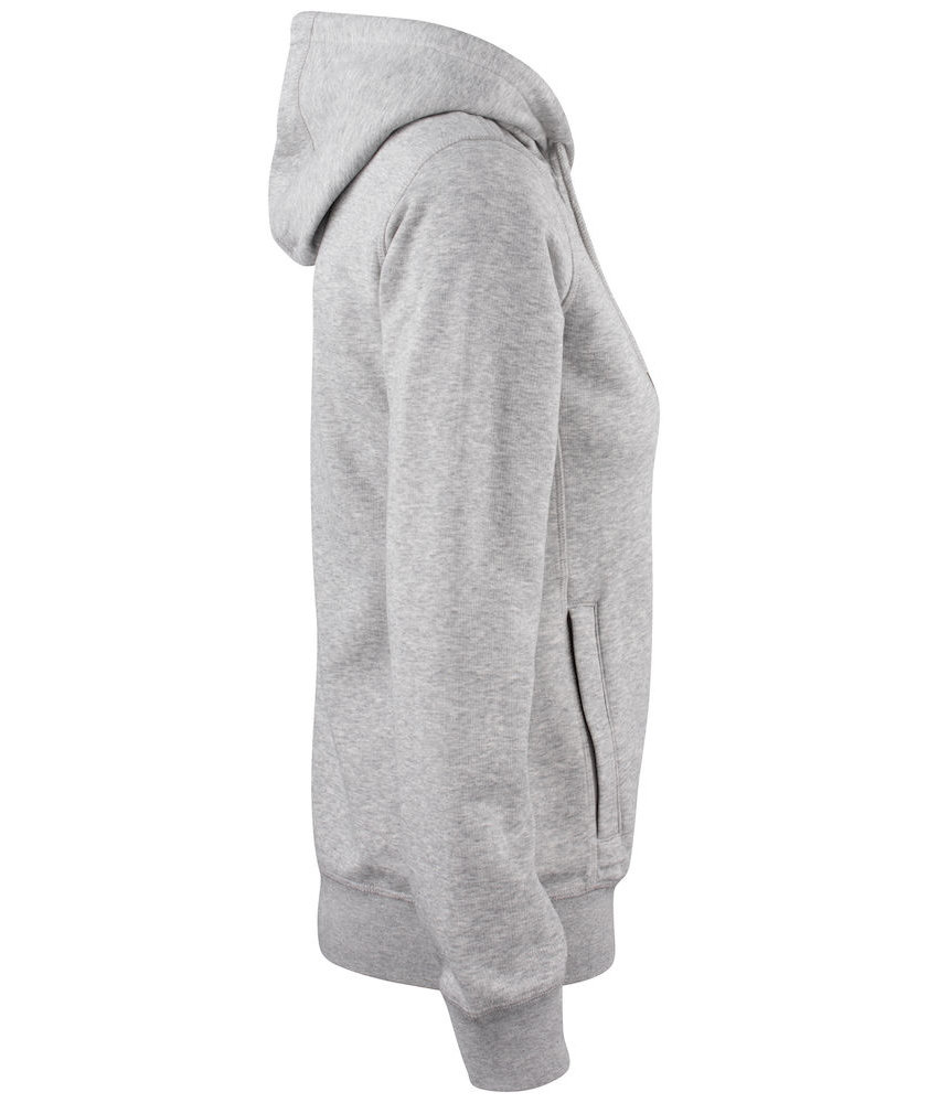 Clique Premium OC women's hoodie, Grey Melange, large image number 2