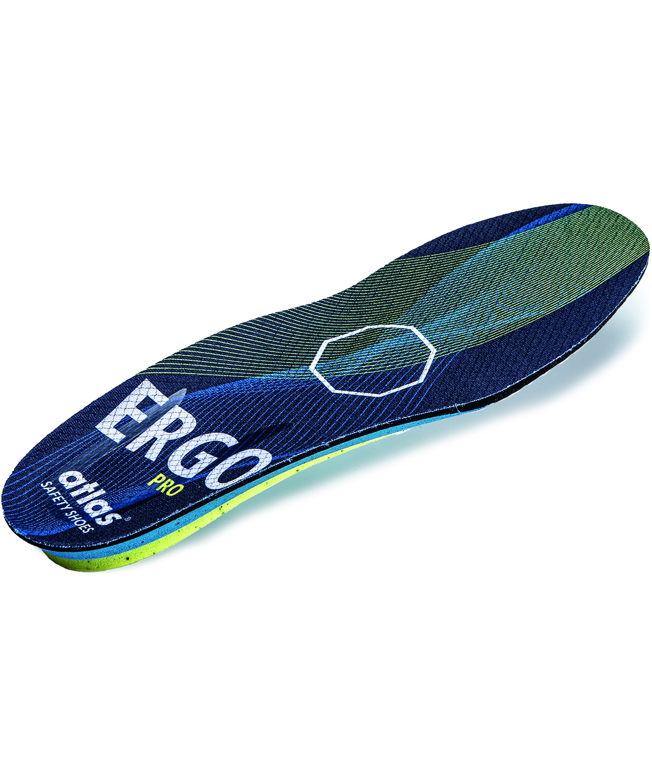 Atlas Ergo pro insole, Blue/Yellow, large image number 2