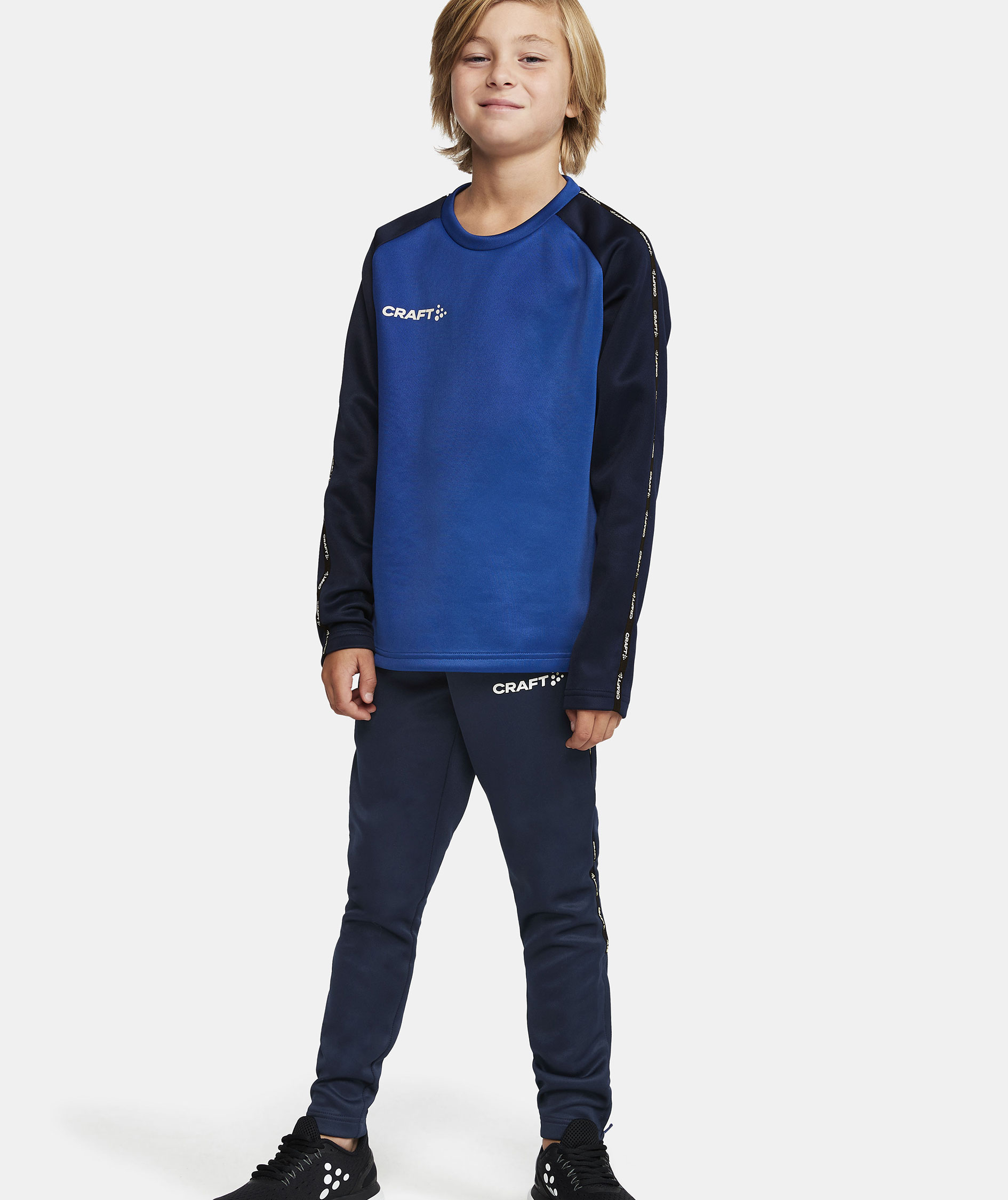 Craft Squad 2.0 training pullover for kids, Club Cobolt-Navy