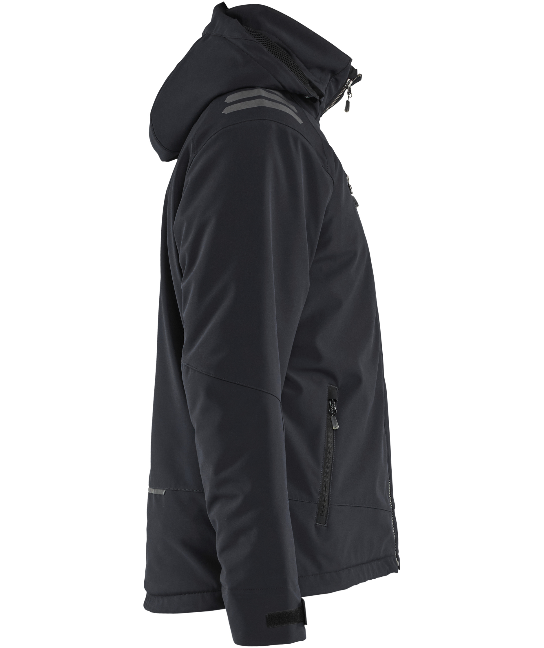 Bl&aring;kl&auml;der lightweight lined softshell jacket, Black/Red, large image number 2