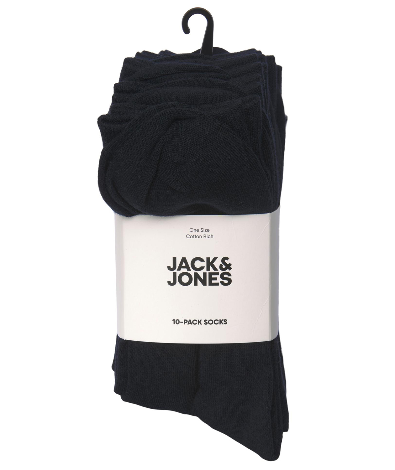 Jack & Jones JACJENS 10-pak str&oslash;mper, Sort, Sort, large image number 2