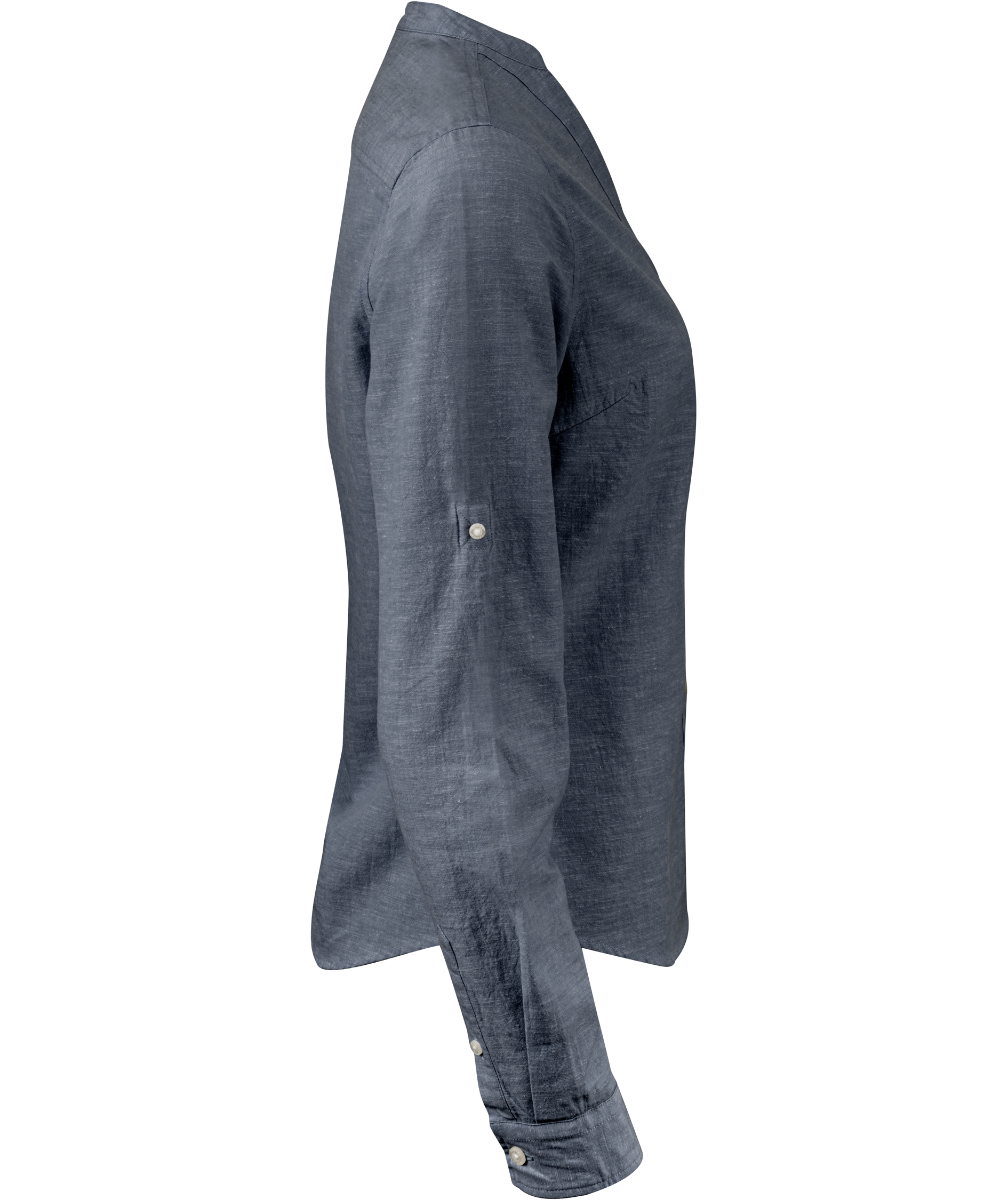 James Harvest Townsend linneskjorta dam, Navy, large image number 2