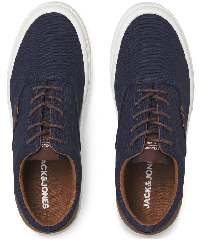 Jack & Jones JFWISLINGTON canvas sneakers, Navy Blazer, large image number 2