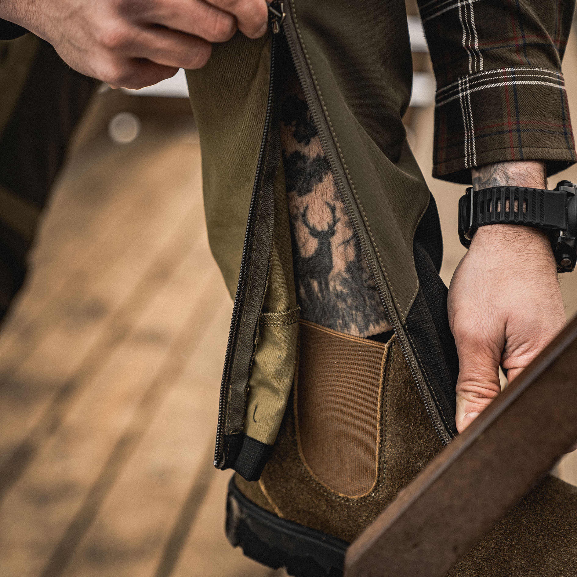 Seeland Hemlock Hose, Military olive/Pine green, large image number 11