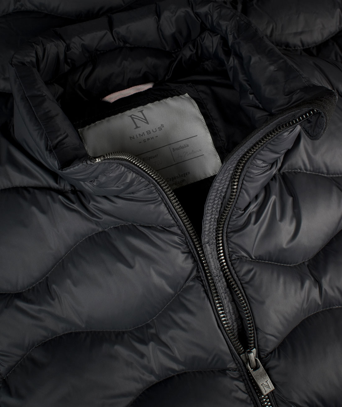 Nimbus Vermont body warmer med dun dam, Svart, large image number 3