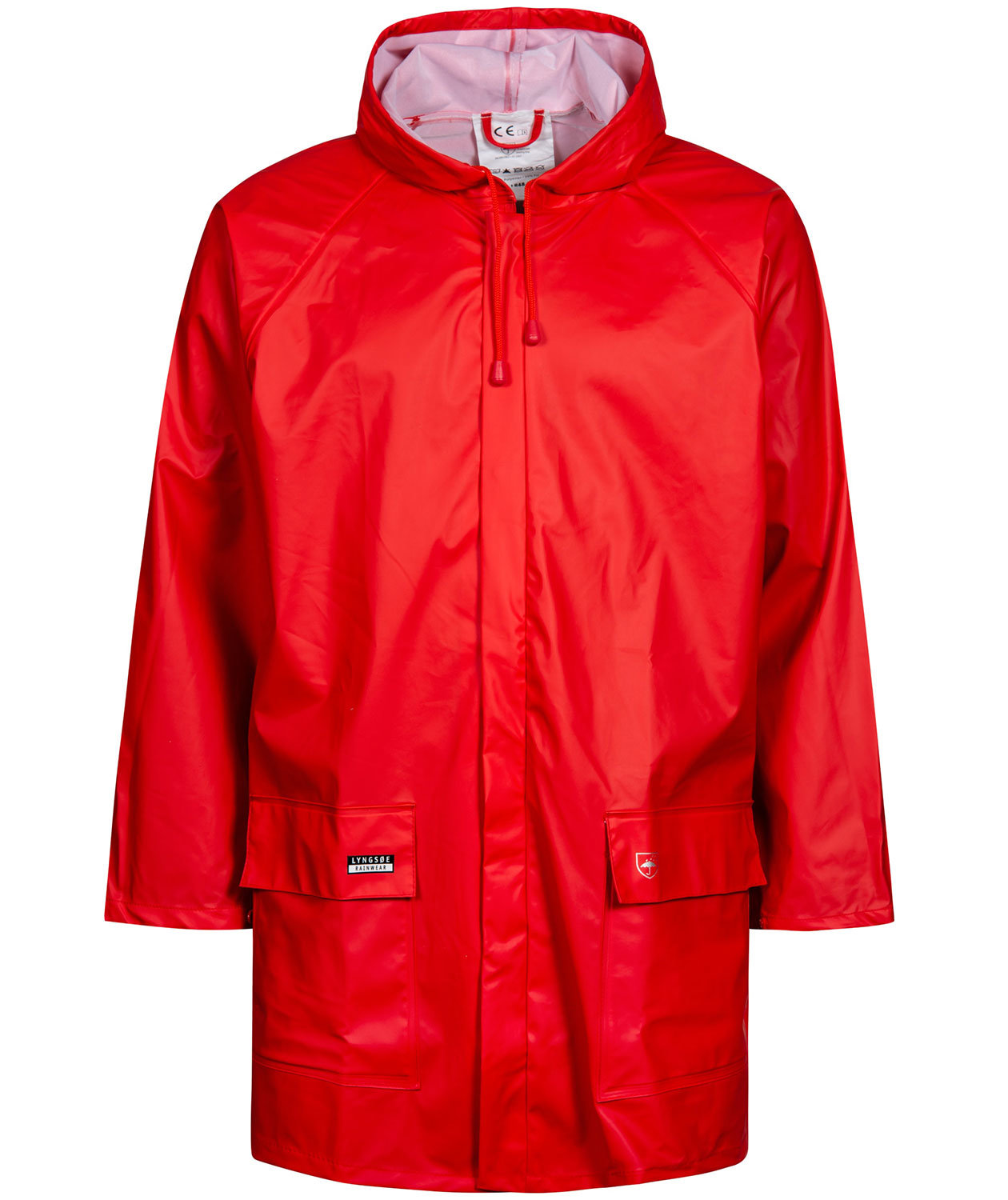 Lyngs&oslash;e PU regnjacka, R&ouml;d