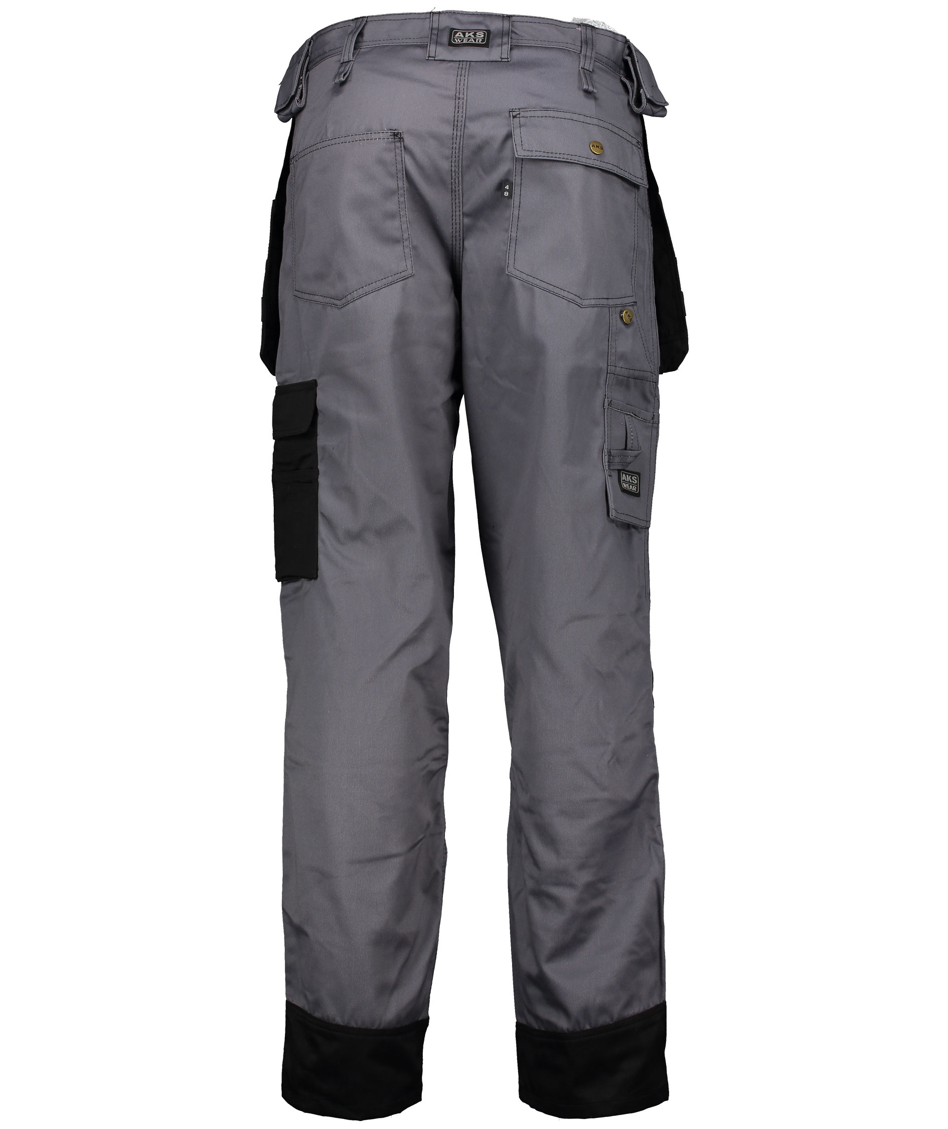 NWC Fosen hantverksbyxa, Gr&aring;/Svart, large image number 1