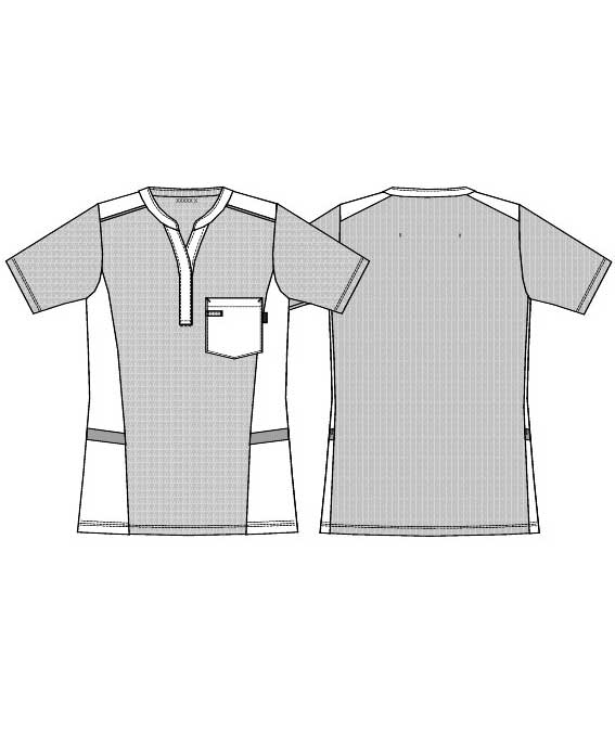 Kentaur dame pique busseronne, Bl&aring; Melange, large image number 3