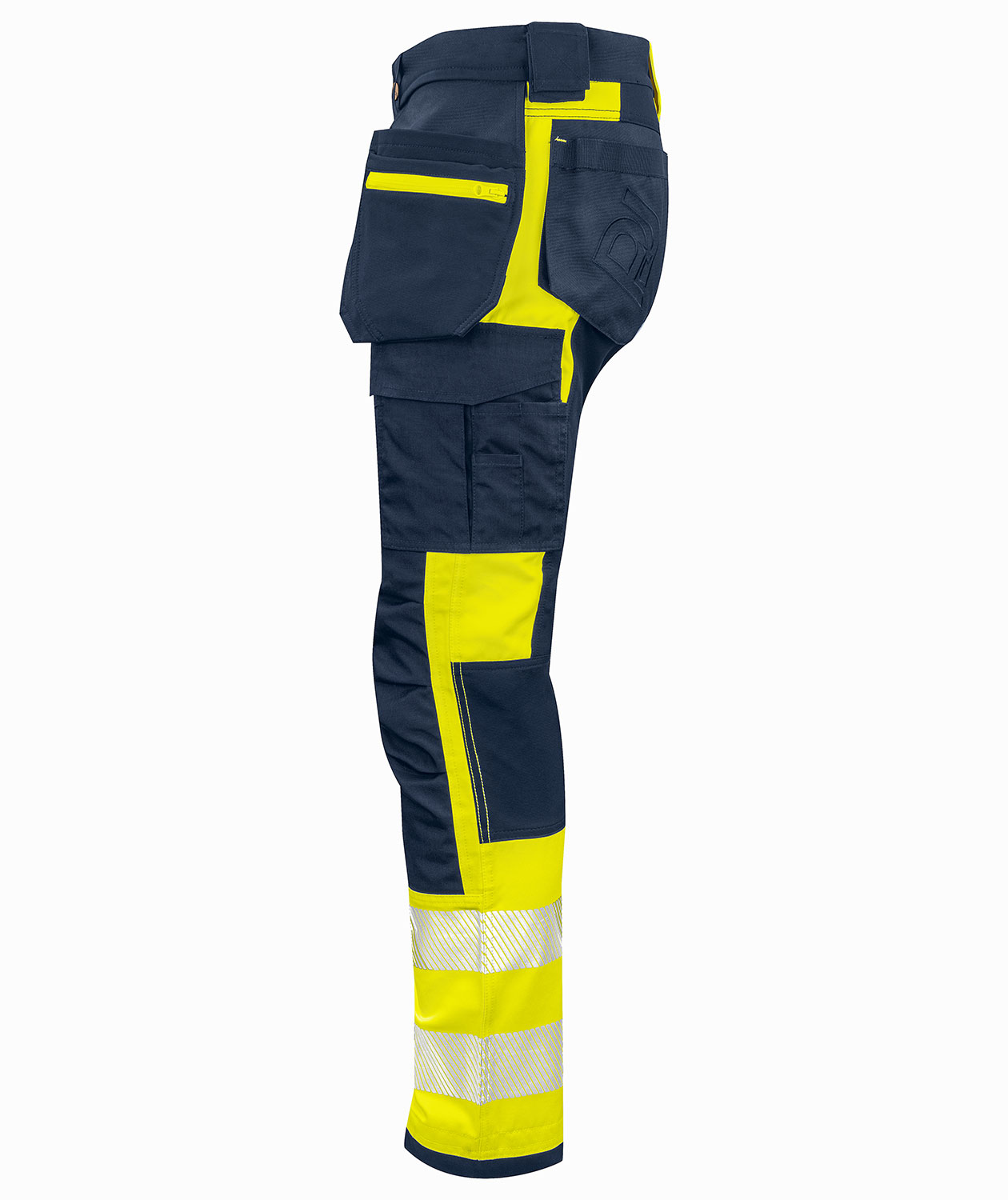 ProJob hantverksbyxa 6540, Varsel yellow/marinbl&aring;, large image number 3