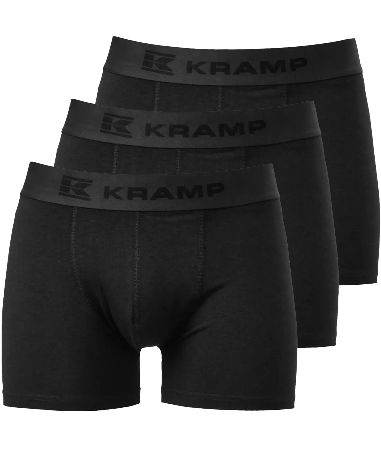 Kramp 3-pack bambu kalsonger, Svart