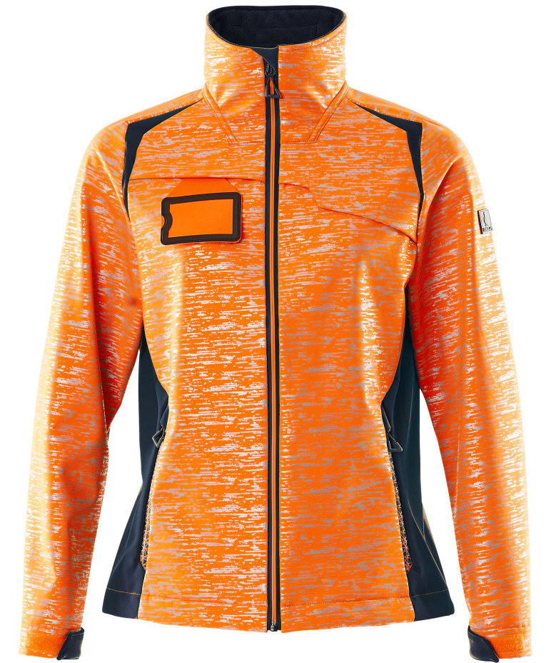 Mascot Accelerate Safe dame softshelljakke, Hi-vis Orange/M&oslash;rk Marine, Hi-vis Orange/M&oslash;rk Marine, swatch