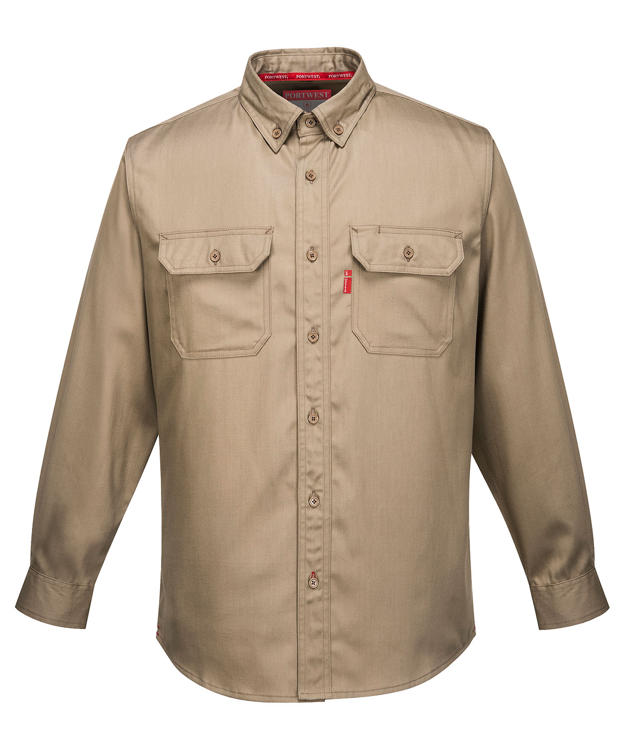 Portwest BizFlame arbetsskjorta, Khaki