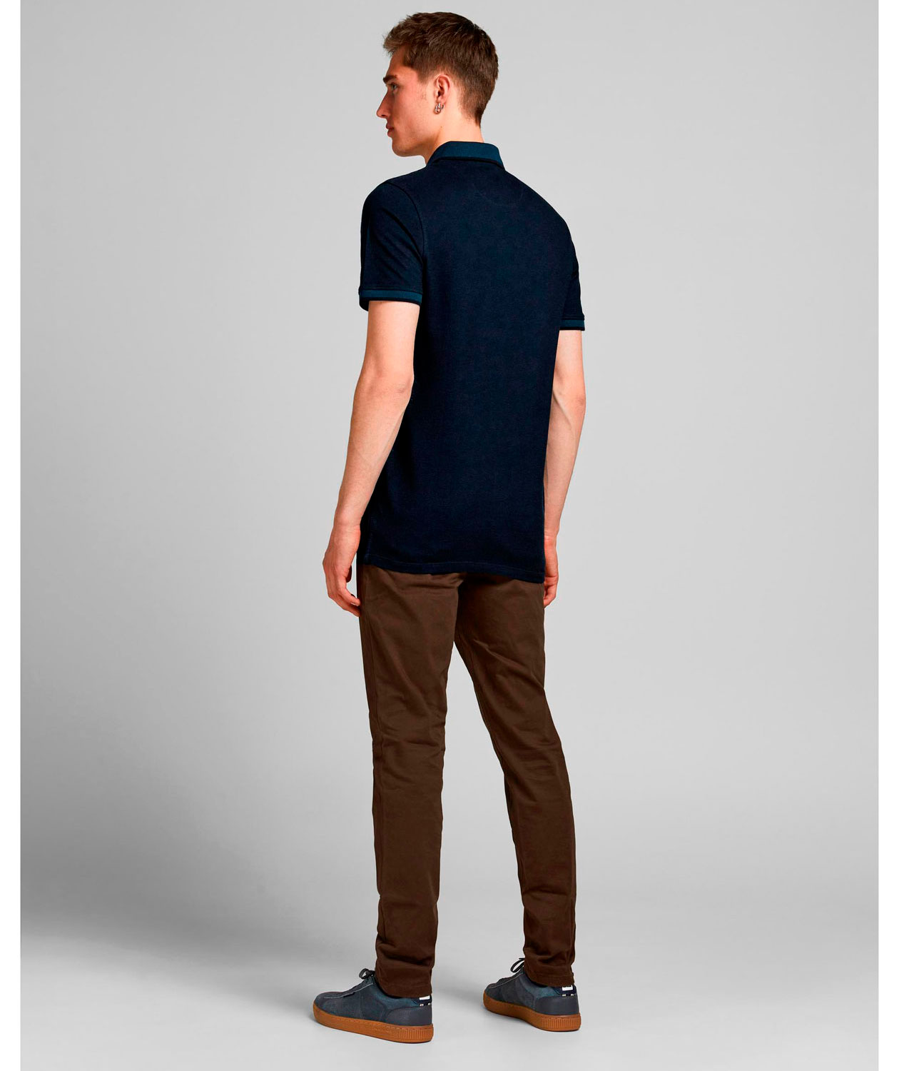 Jack & Jones JJEPAULOS Polo T-shirt, Dark navy