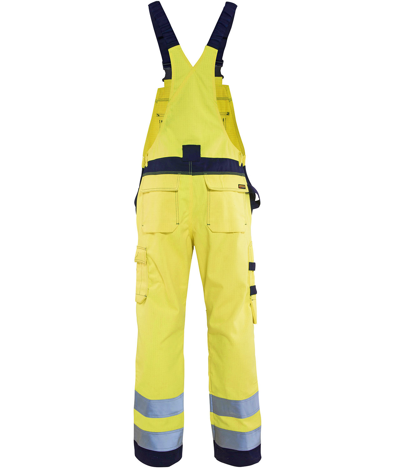 Bl&aring;kl&auml;der Multinorm selebukse, Hi-vis gul/marinebl&aring;